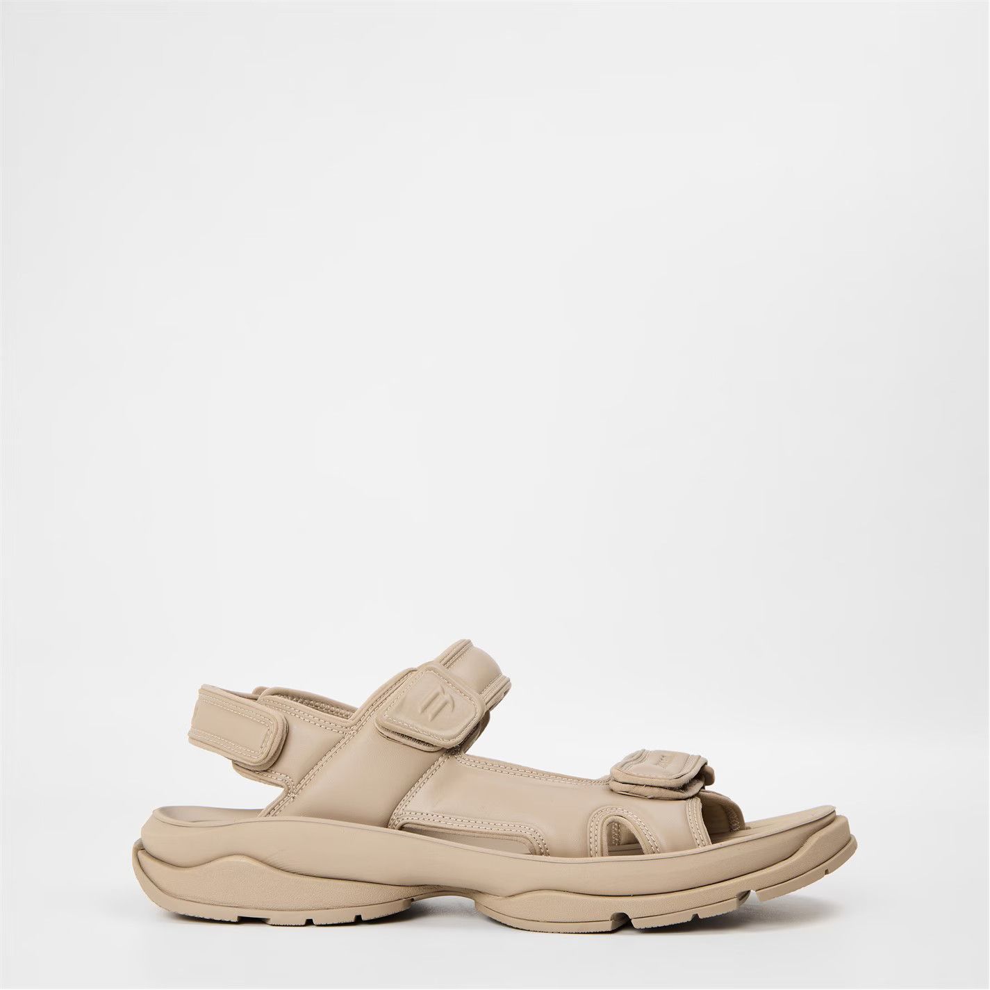 Balenciaga o1g2r1mq0226 Flatform Sandals In Taupe Size US 7.5 / EU 40-41 - 1 Thumbnail