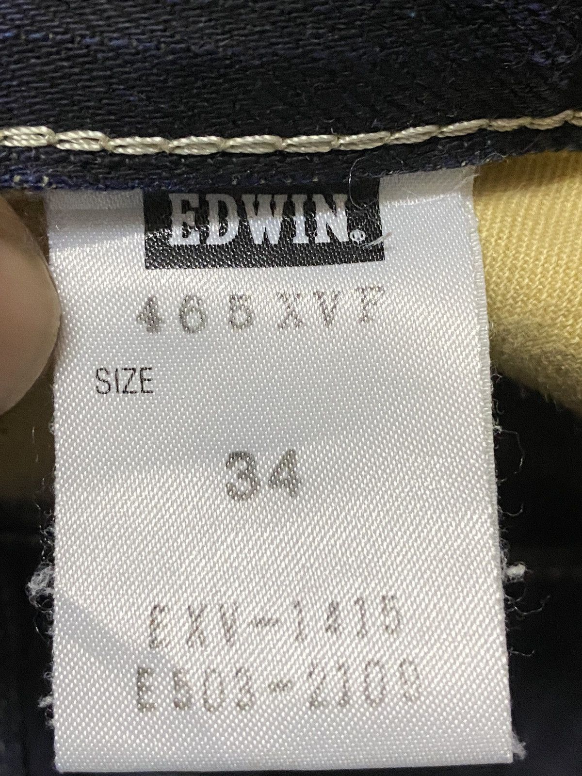 Edwin Japanese Brand Edwin XV Baggy Twisted Leg Distressed Jeans Size US 34 / EU 50 - 13 Thumbnail