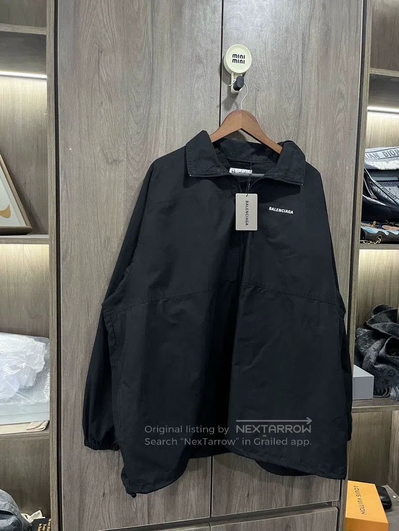 Balenciaga Balenciaga Front and back letter logo windbreaker jacket Size XS / US 0-2 / IT 36-38 - 7 Thumbnail