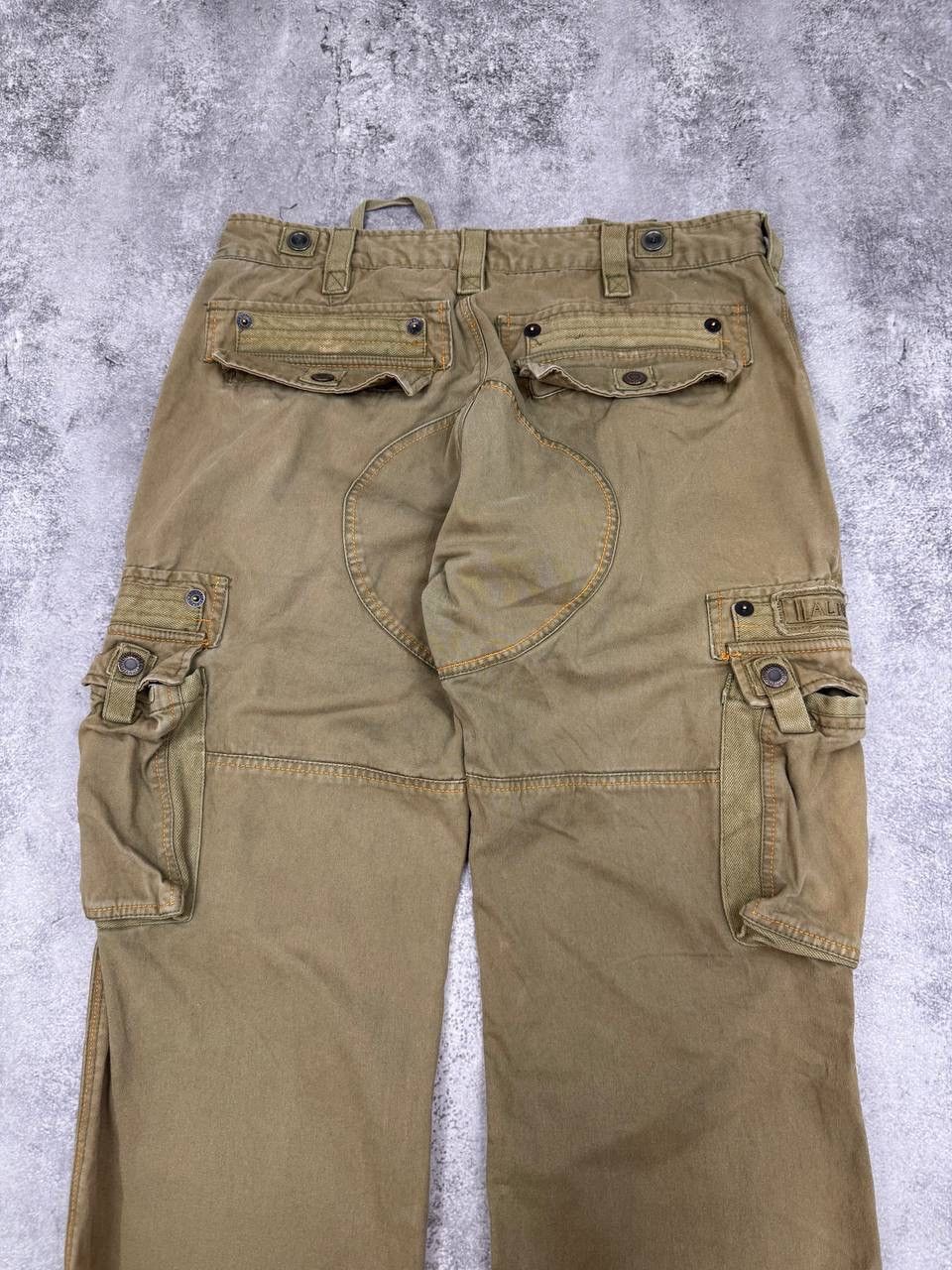 Alpha Industries Alpha Industries Men Cargo Pants Beige Military StyleVintage Size US 36 / EU 52 - 10 Thumbnail