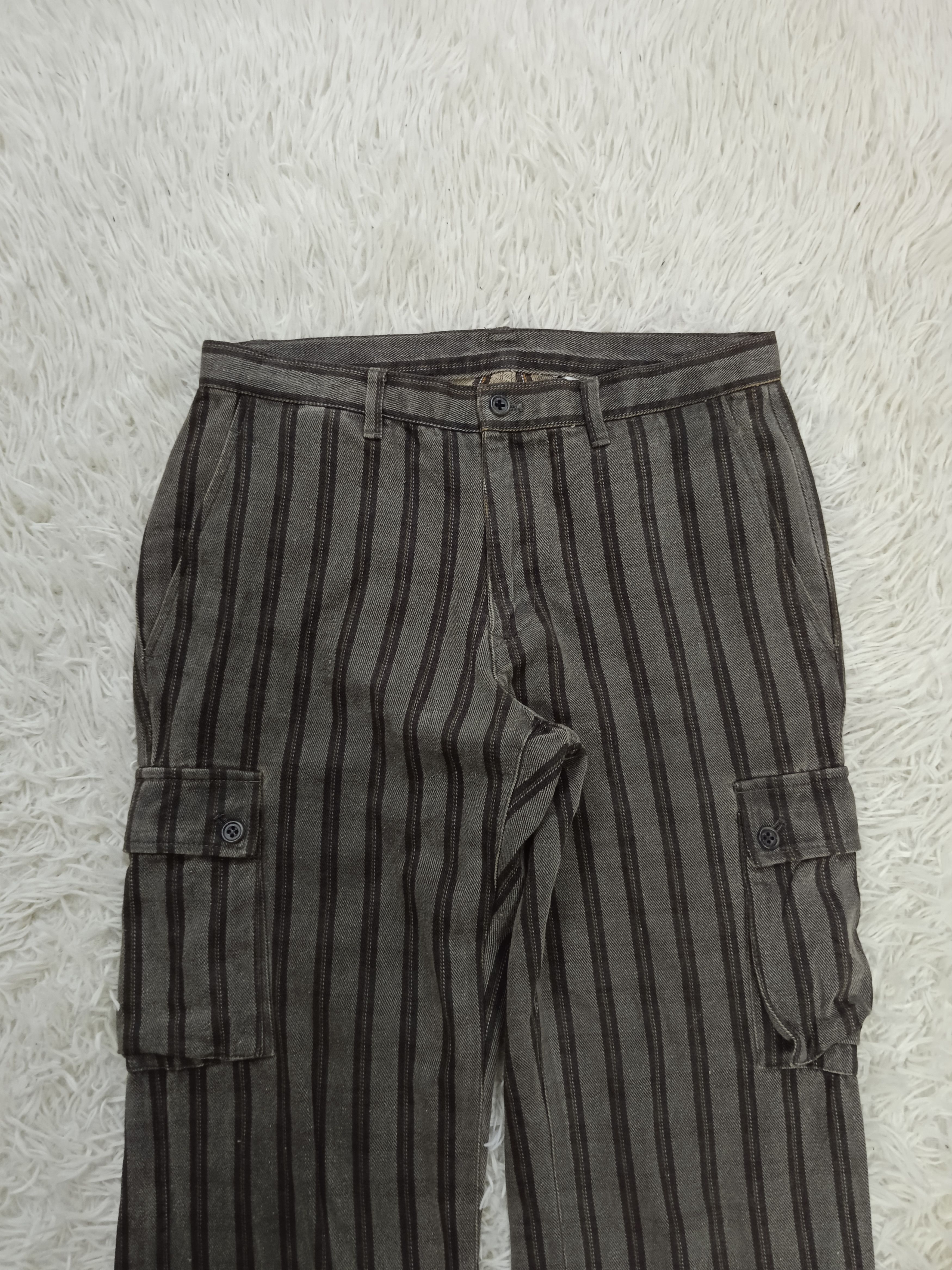 Comme Ca Ism DiSTRESSED STRIPE CARGO PANTS COMME CA ISM Size US 31 - 3 Thumbnail