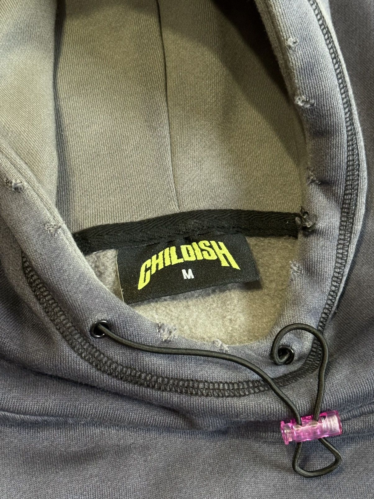 Vintage 🔷Rare Limited Childish "The Cave Dweller" Distressed Hoodie🔷 Size US M / EU 48-50 / 2 - 6 Thumbnail