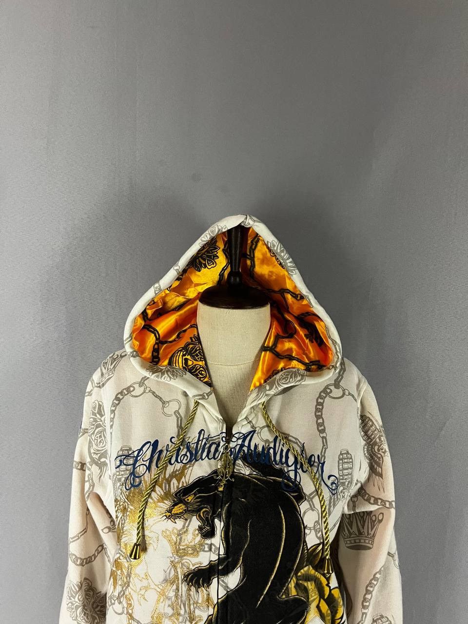 Christian Audigier Christian Audigier Hoodie White Size US XL / EU 56 / 4 - 2 Thumbnail