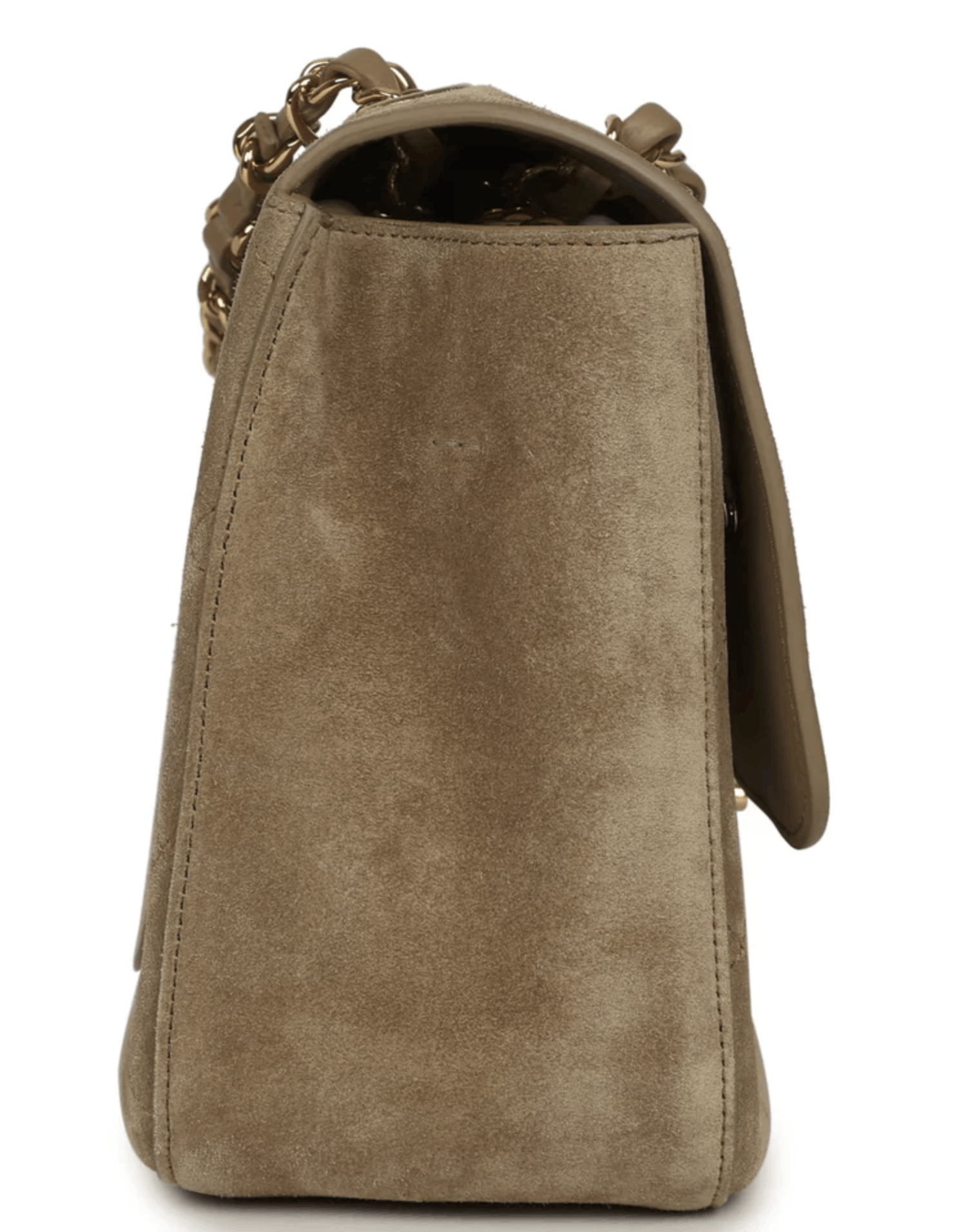Chanel 26S Maxi Souplissimo Medium Jumbo Suede CC Logo Flap Bag Size ONE SIZE - 9 Thumbnail