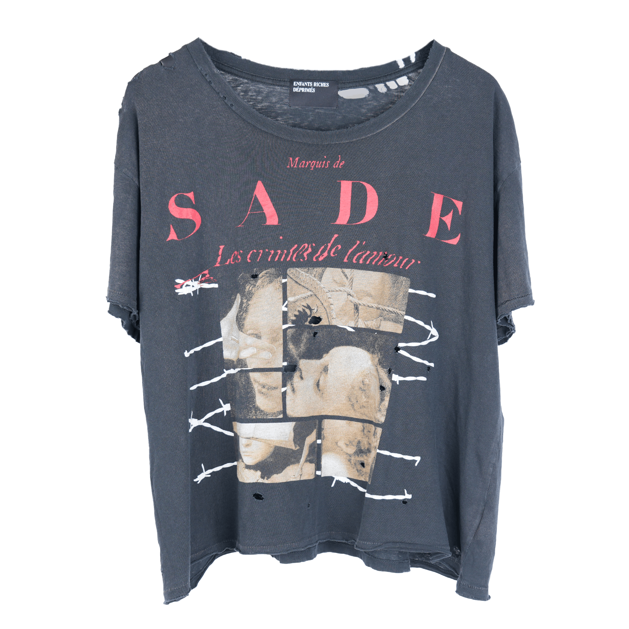 Enfants Riches Deprimes ERD SADE CROPPED TEE Size US L / EU 52-54 / 3 - 1 Thumbnail