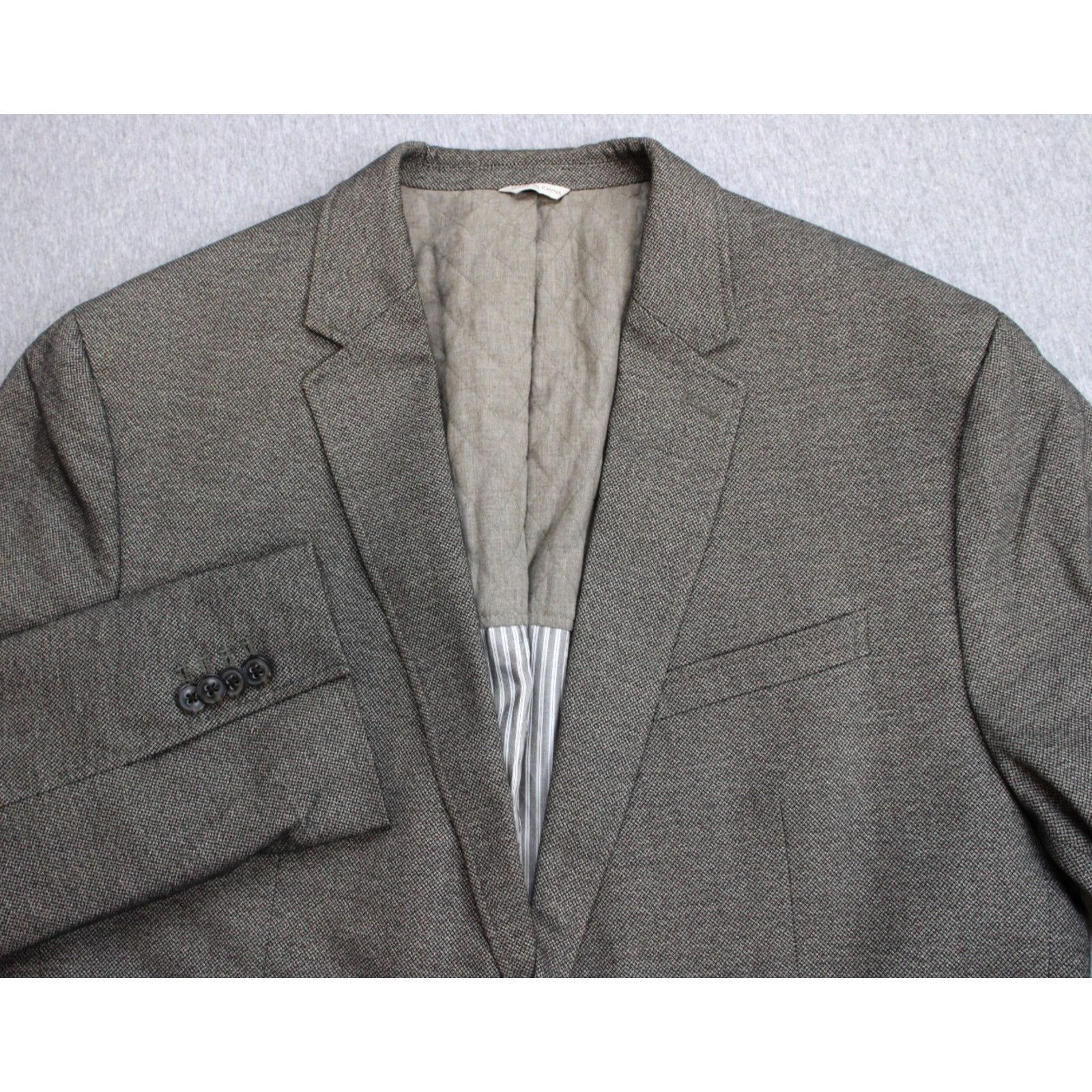 Banana Republic Banana Republic Blazer Mens 48L Brown Cotton Heritage Collec Size 48L - 1 Thumbnail