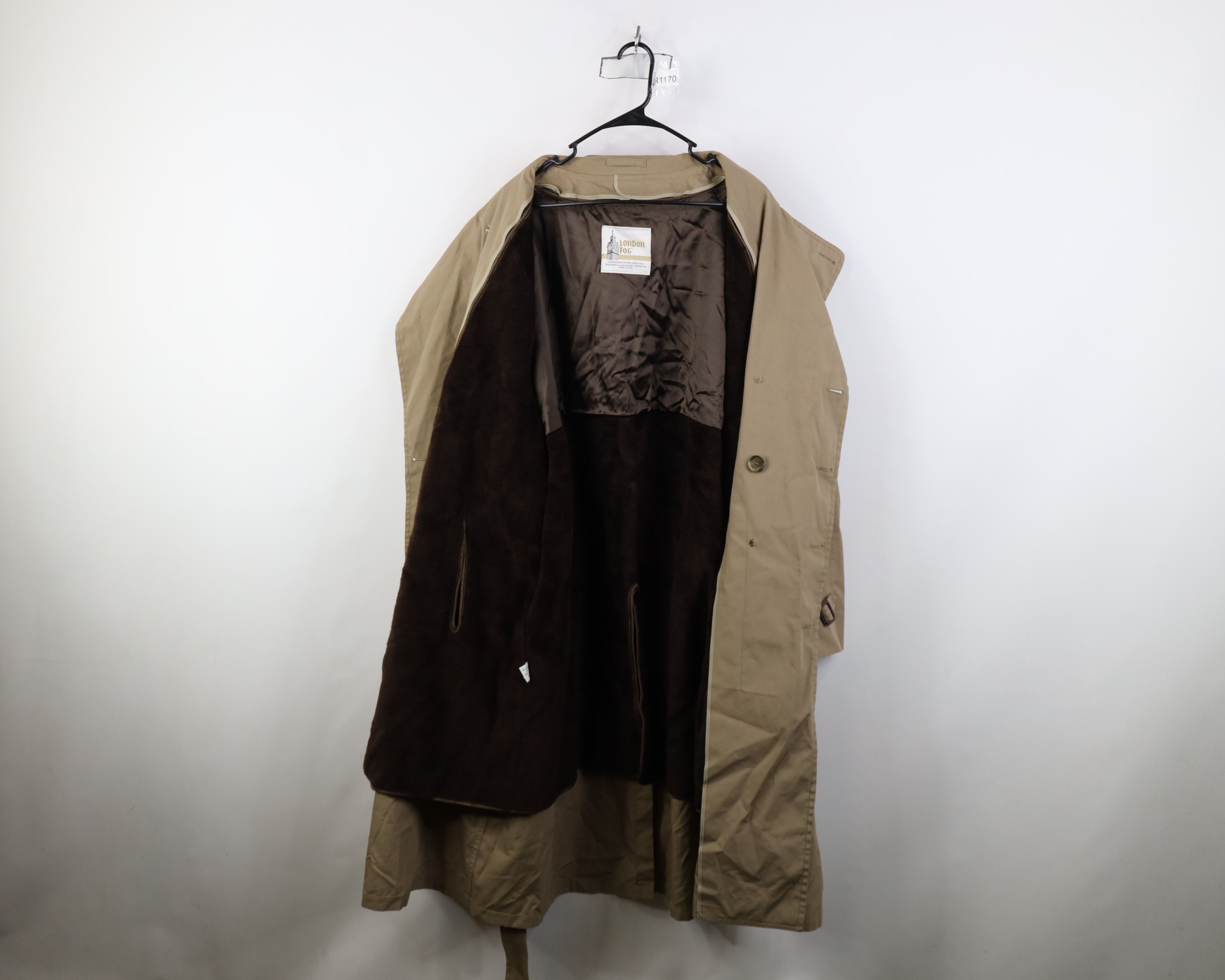 Vintage Vintage 70s Streetwear Trench Coat Rain Jacket Beige USA Size US XXL / EU 58 / 5 - 10 Thumbnail