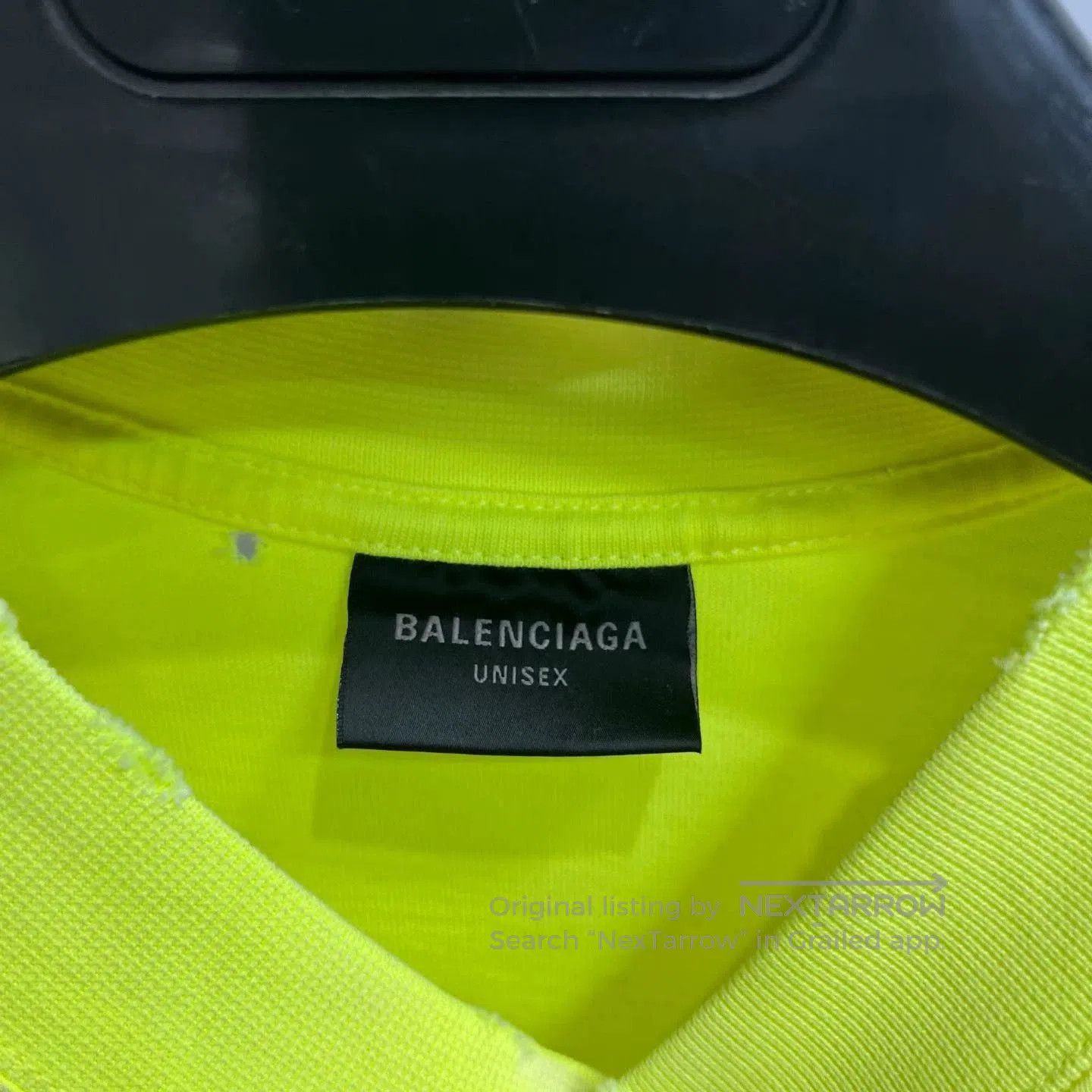 Balenciaga balenciaga neon logo short sleeve t-shirt. Size US M / EU 48-50 / 2 - 2 Thumbnail