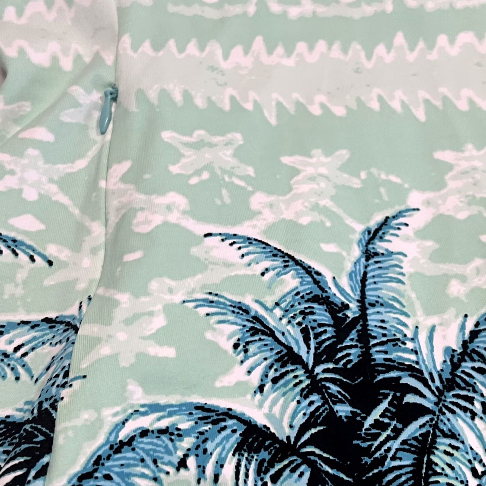 Vintage San Soleil Dress XS Long Sleeve Tropical UV 50 Pockets Green Nylon Spandex Size XS / US 0-2 / IT 36-38 - 6 Thumbnail