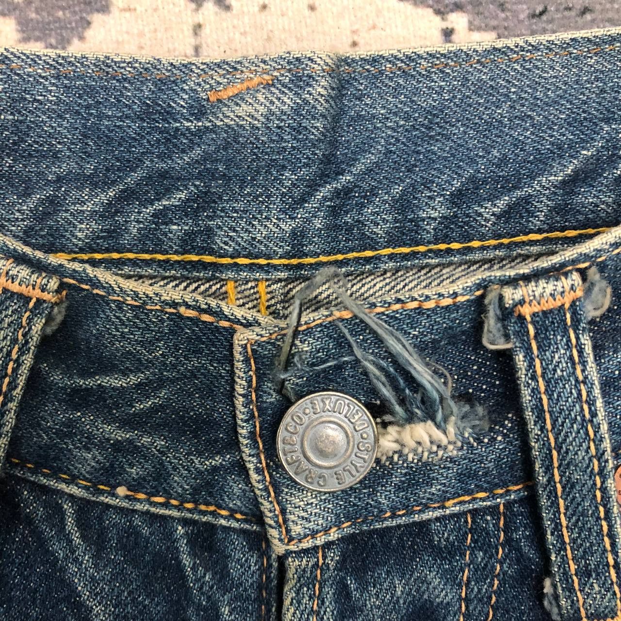 Evisu P758 VTG EVISU BY EVIS SELVEDGE JEANS Size 25" / US 0 / IT 36 - 8 Thumbnail