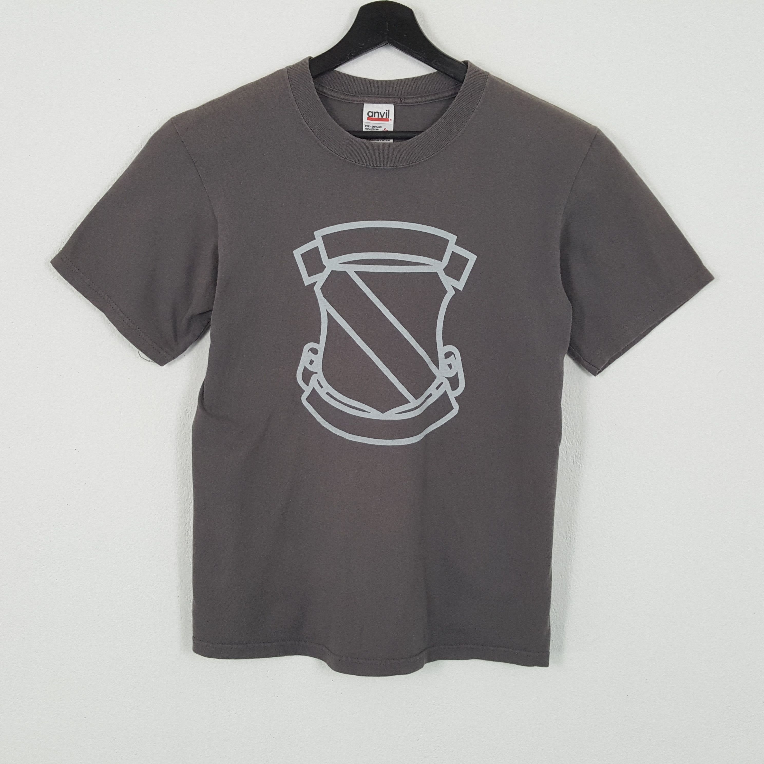 image of Vintage Anvil Tshirt Number (N)Ine Style Streetwear in Grey, Men's (Size Small)