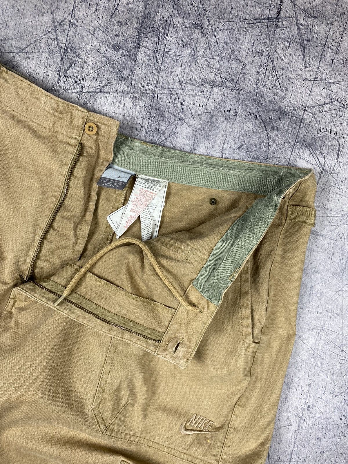 Nike × Vintage Vintage Nike Cargo Drill Pants Y2K Baggy Gorpcore Size US 36 / EU 52 - 17 Thumbnail