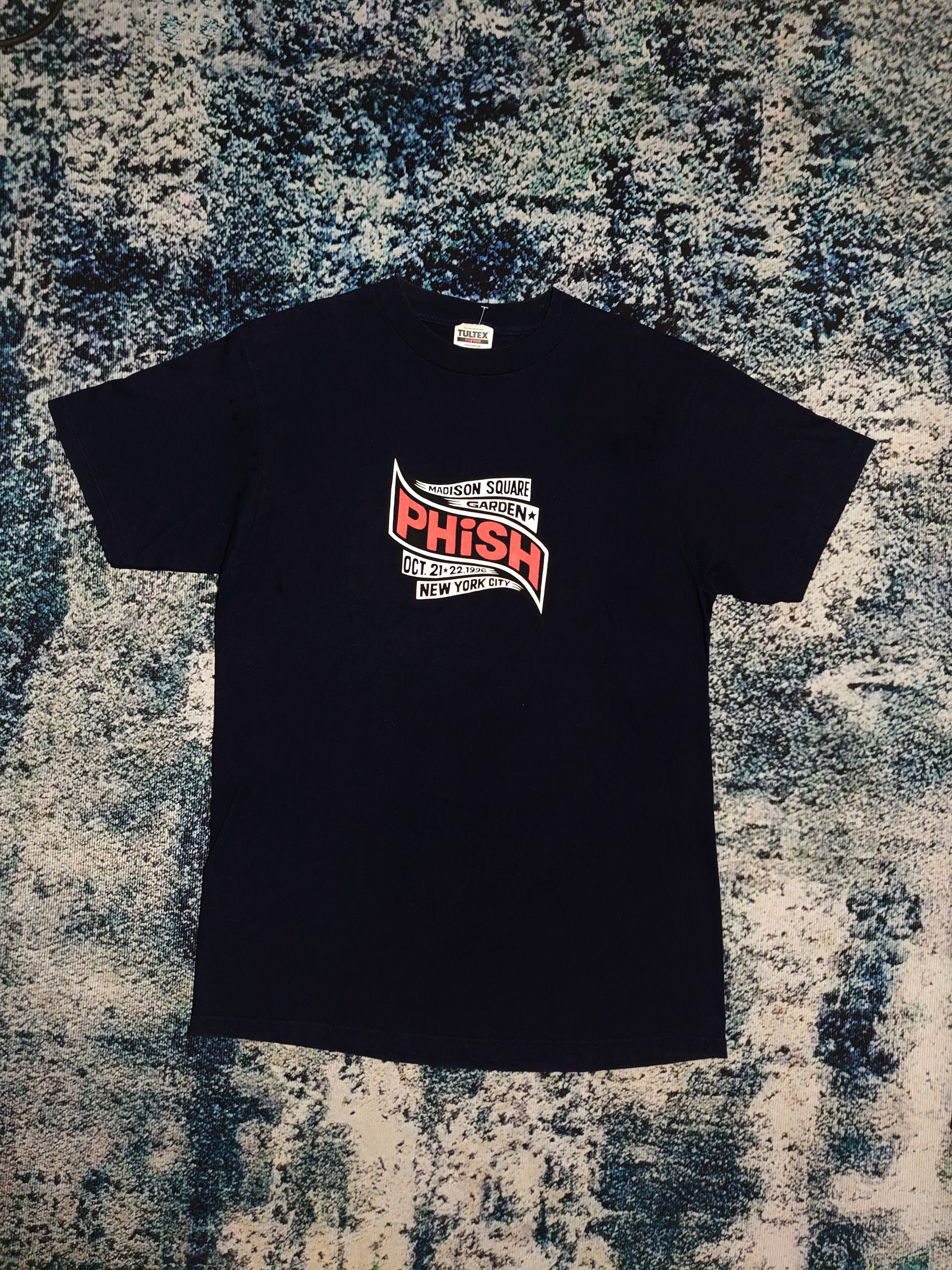 Vintage Phish live NY 1996 band concert merch tee