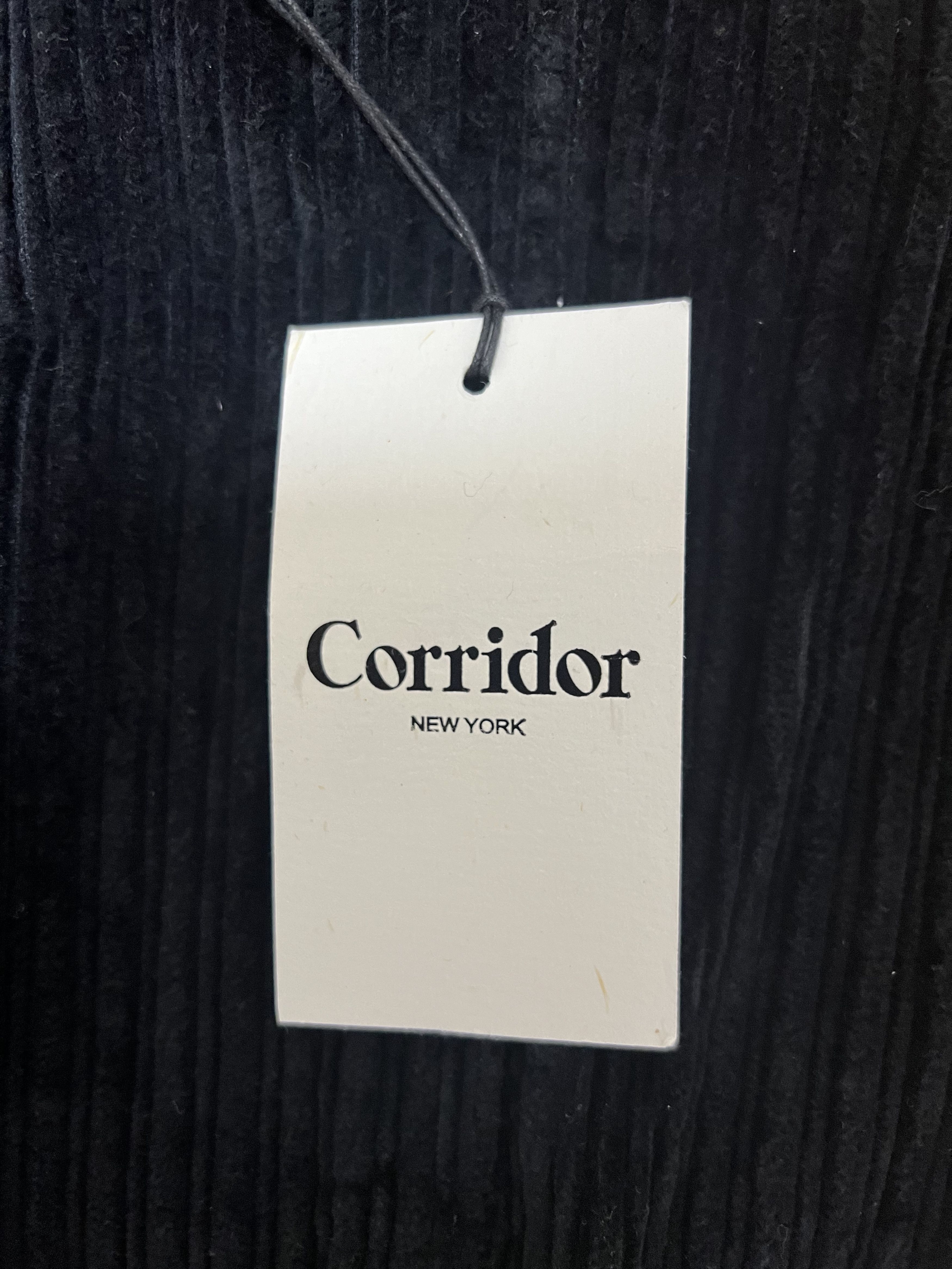 Corridor 💚 AW21 Corridor NYC Variegated Cord Zip Jacket Black NEW Size US L / EU 52-54 / 3 - 16 Thumbnail