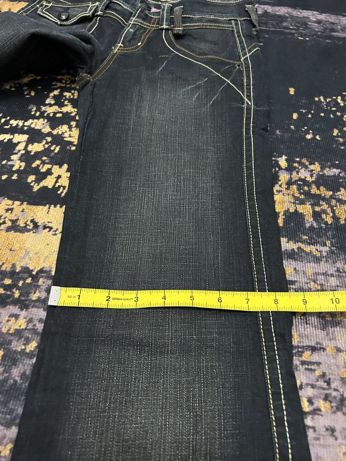 Japanese Brand japanese Rush Hour Wash Flare Jeans Size US 29 - 22 Thumbnail