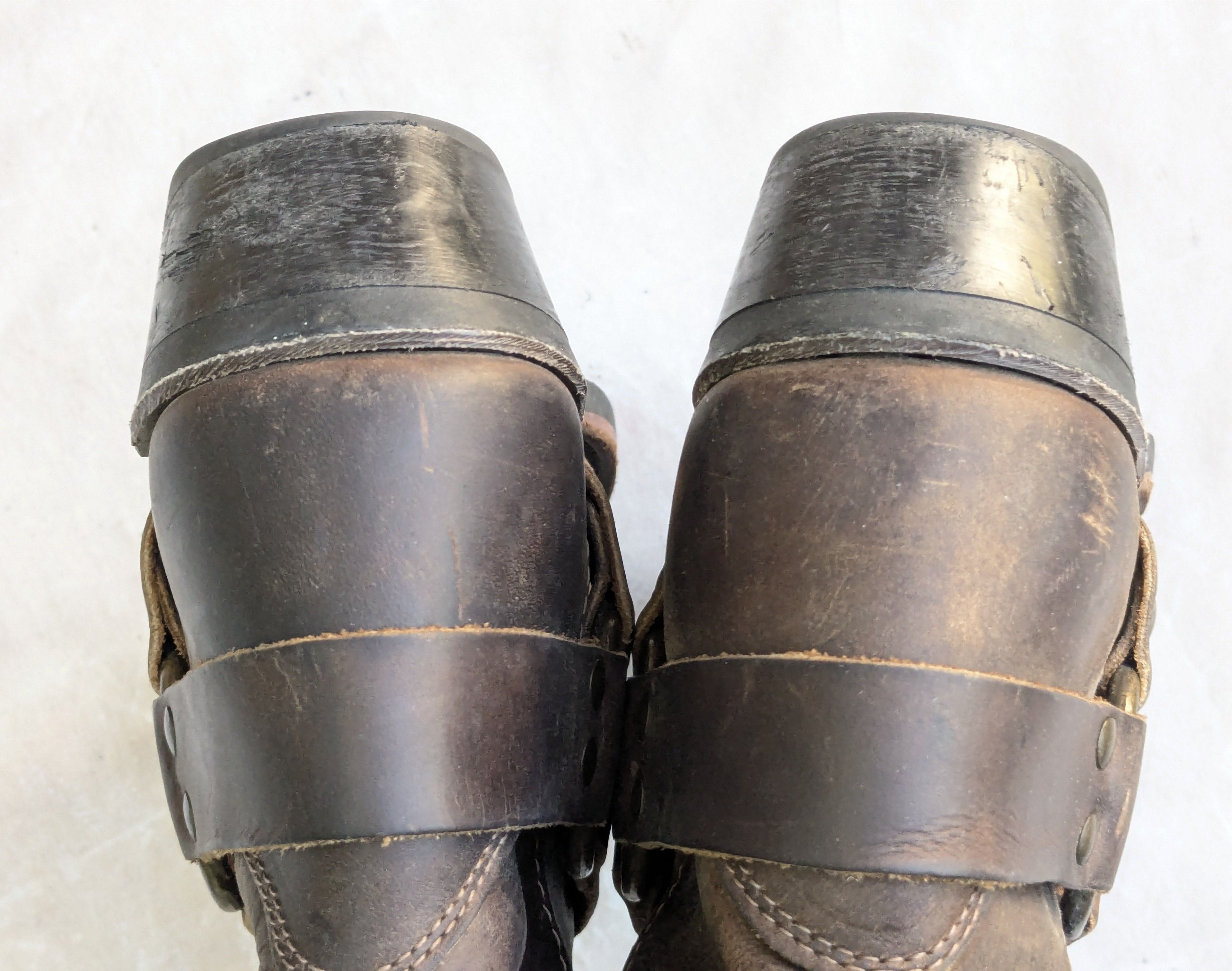 Frye Frye Harness Boots Brown 8 Leather Size US 8 / EU 41 - 13 Thumbnail