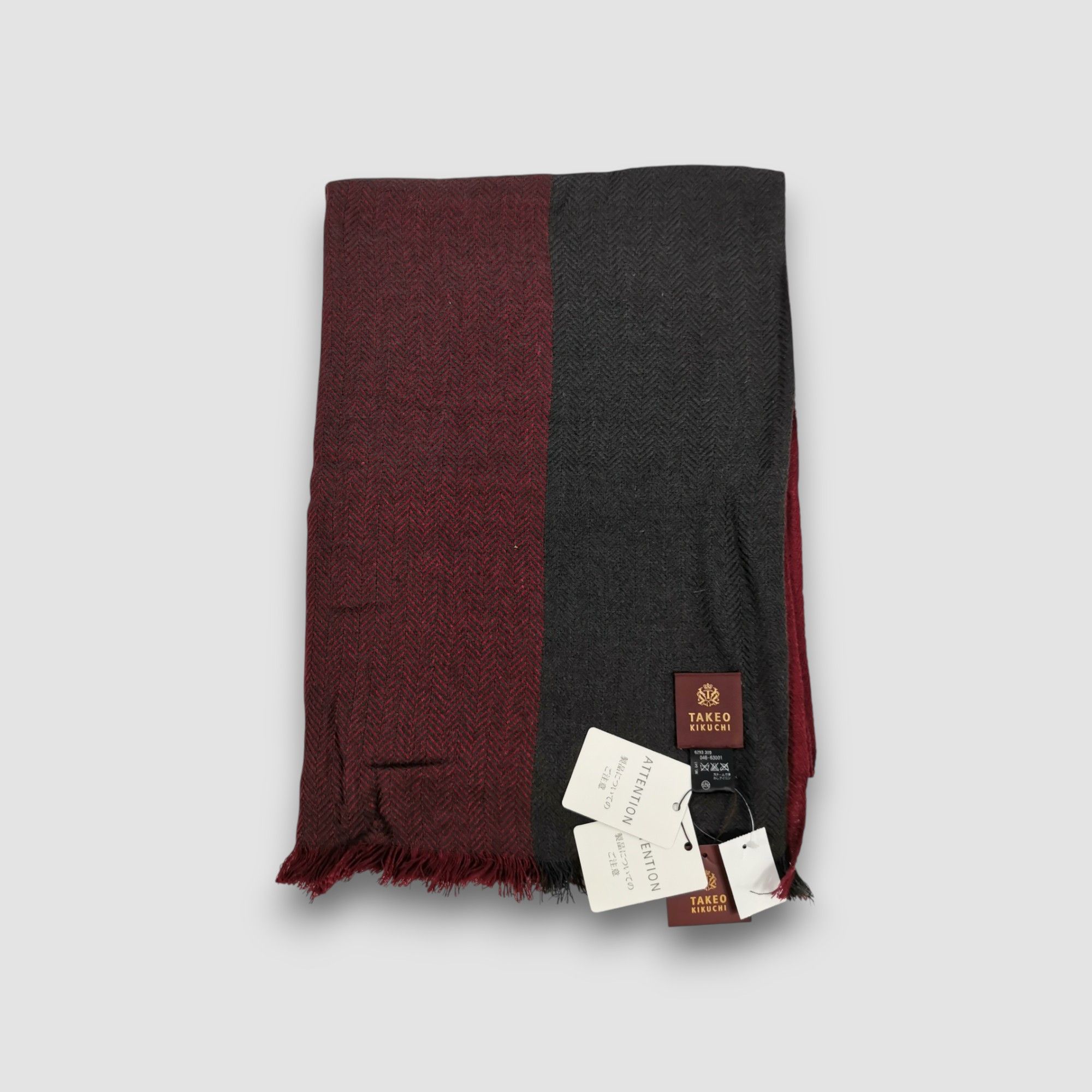 Takeo Kikuchi NWT Vintage Takeo Kikuchi Scarf Knitted Muffler Wool Scarves Size ONE SIZE - 2 Thumbnail