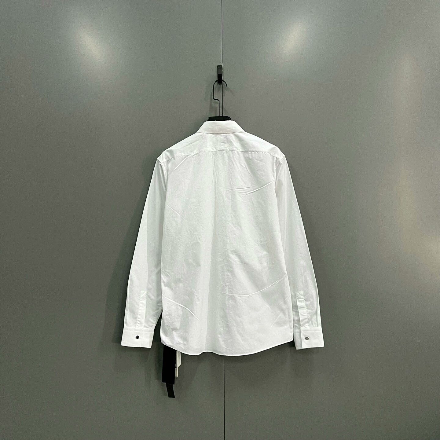 Hermes Hermes White Spliced Ruffled Shirt Size US XXS / EU 40 - 2 Thumbnail