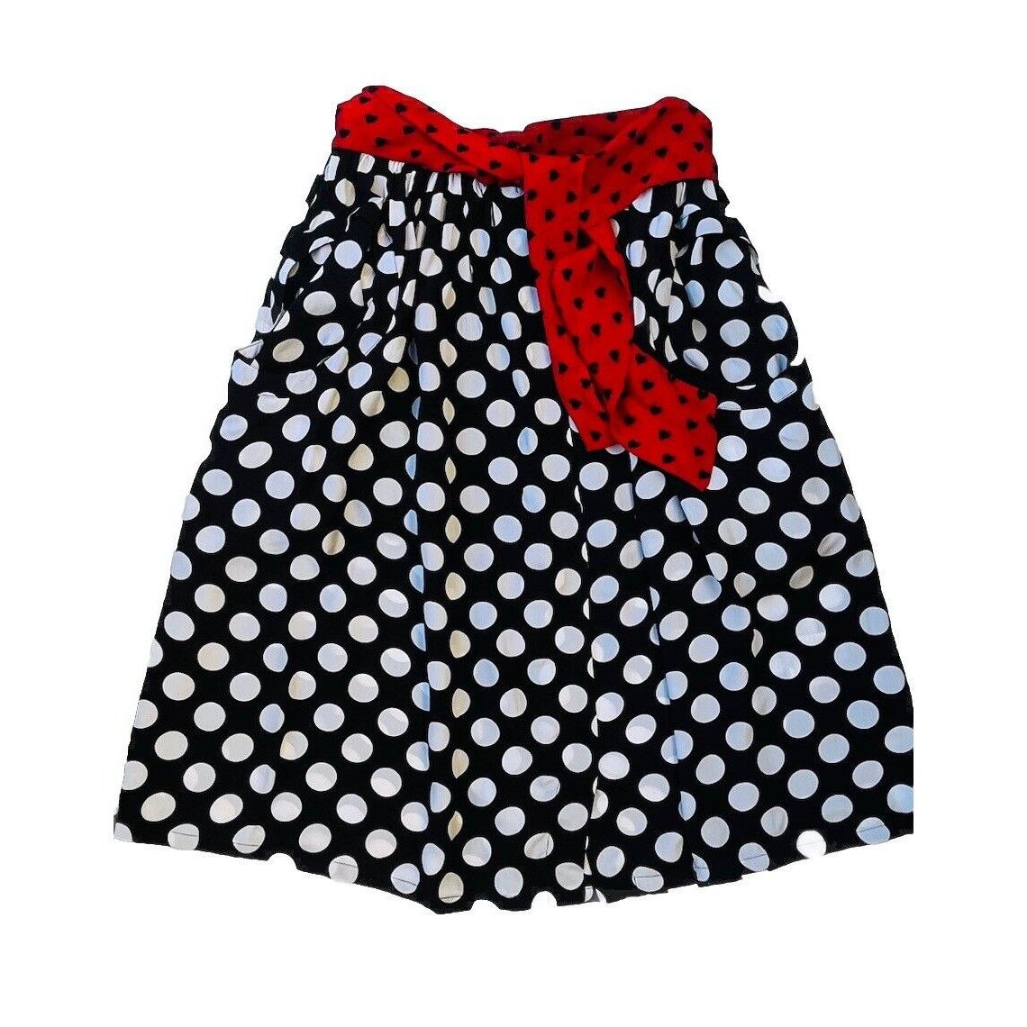 Diesel Diesel Women's 0-MARCIL Skirt Hearts & Polka Dots Print Pock Size 25" / US 0 / IT 36 - 15 Thumbnail