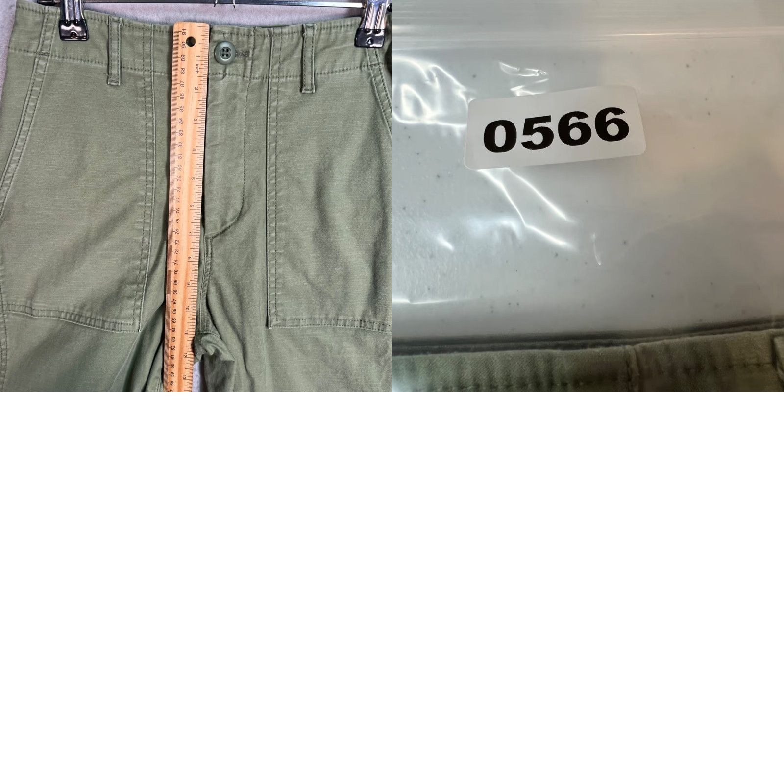 Uniqlo VINTAGE Uniqlo Women Pants Chino Tapered Olive Green 26 Adult Women 26in Inseam 26in Cotton Blend Size 26" / US 2 / IT 38 - 8 Thumbnail