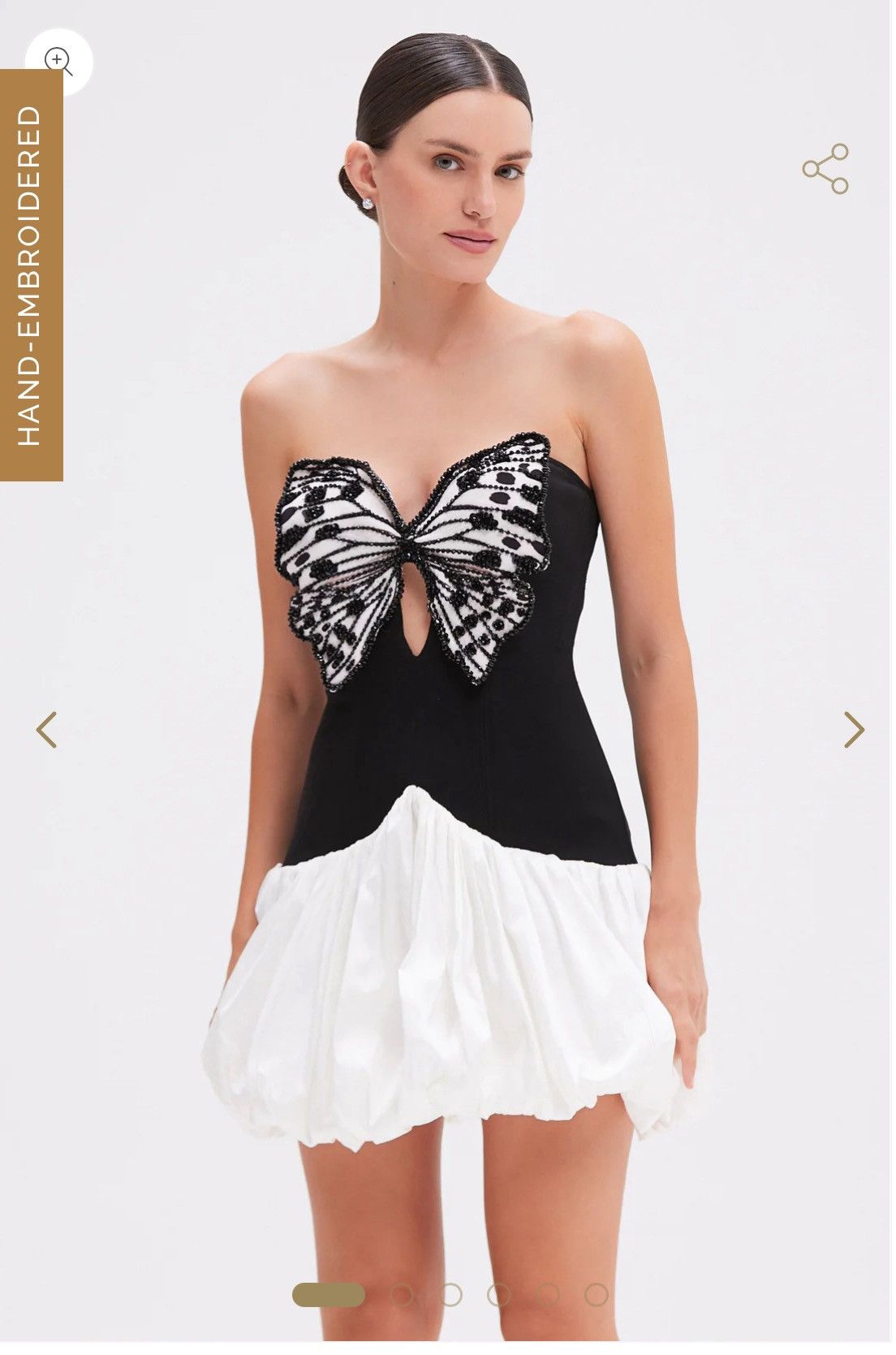 PatBo Runway ‘25 Butterfly Drop Waist Dress: PRISTINE XS