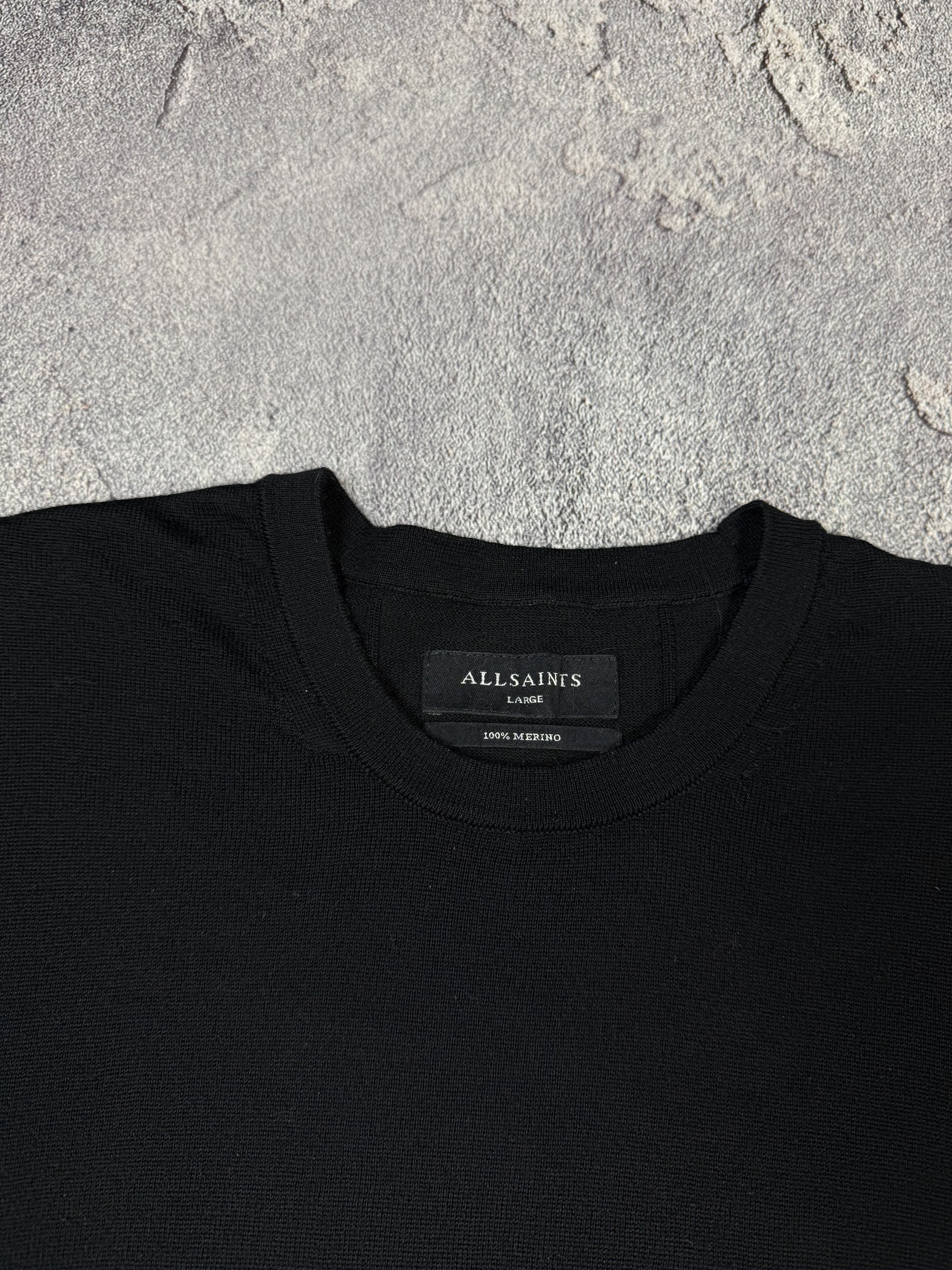 Allsaints Allsaints Merino Wool Black Jumper Size L Size US L / EU 52-54 / 3 - 4 Thumbnail