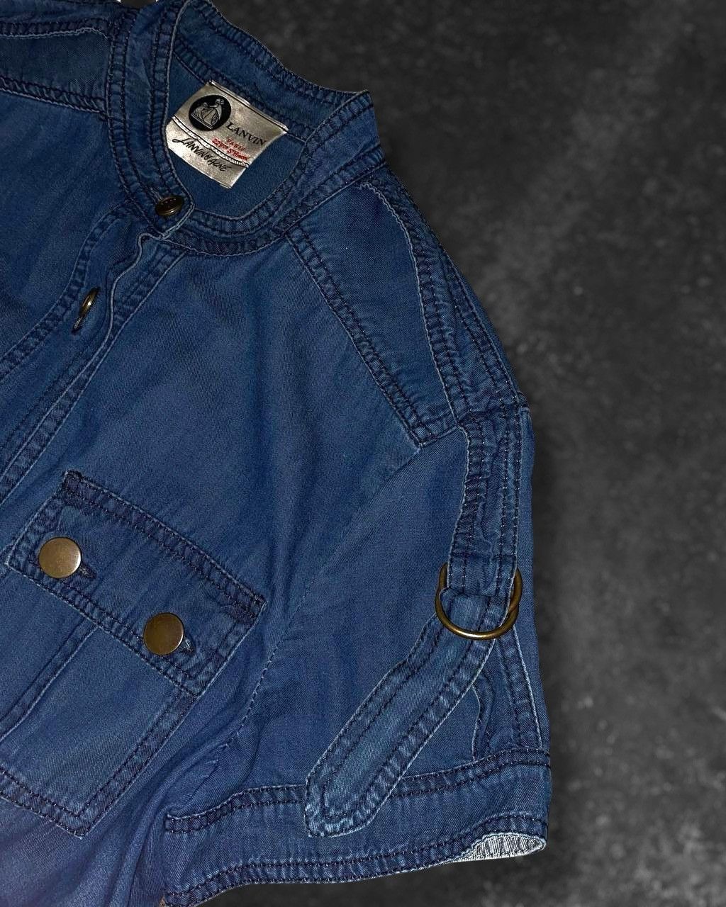 Acne Studios × Lanvin Luxury Blue LANVIN x Acne denim cotton dress size 40 Size S / US 4 / IT 40 - 7 Thumbnail