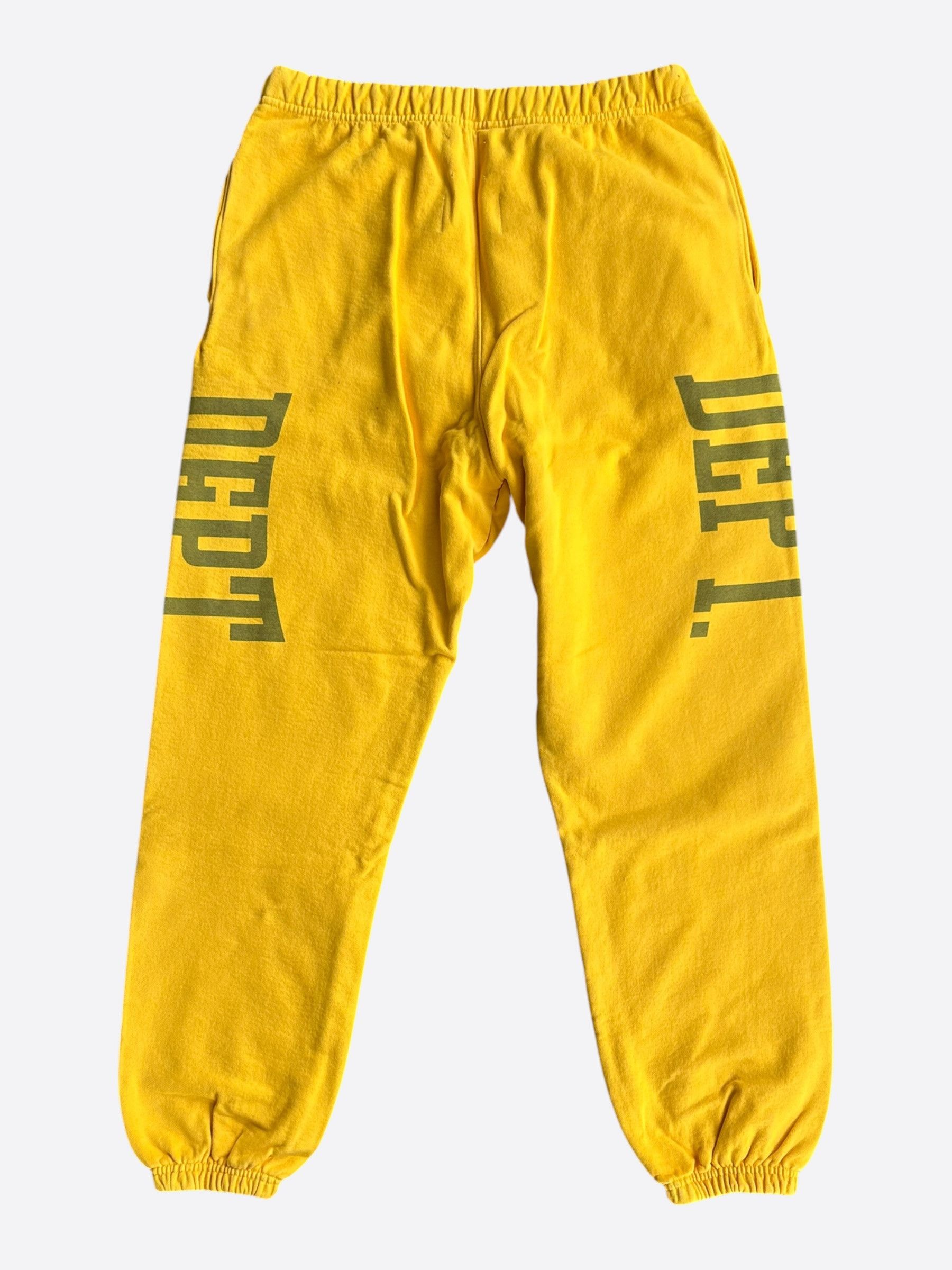 Gallery Dept. Gallery Dept Yellow Dept Gym Sweatpants Size US 36 / EU 52 - 1 Thumbnail