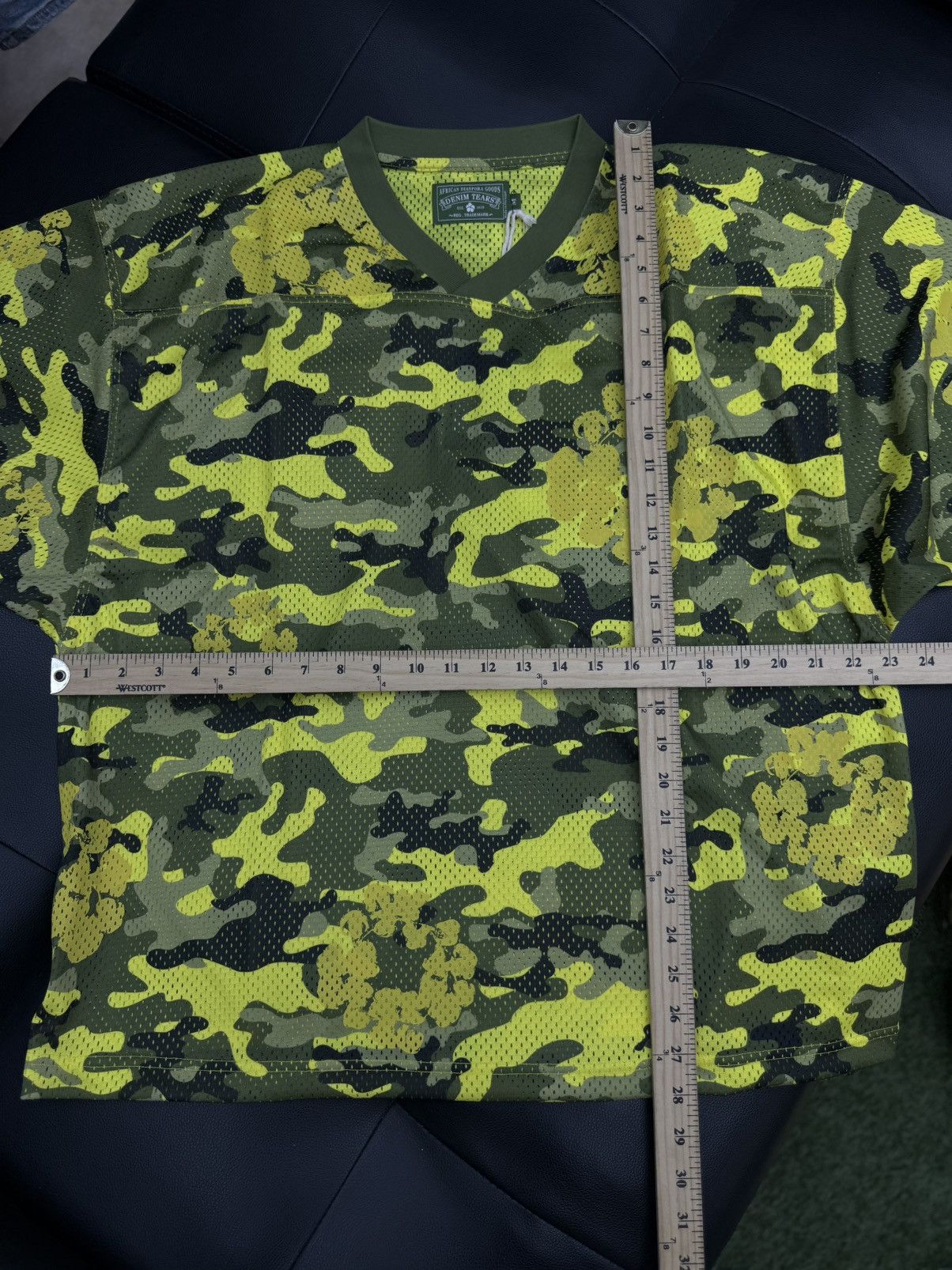 DENIM TEARS Denim Tears Yellow Camo Cotton Wreath Jersey Size M (NEW) Size US M / EU 48-50 / 2 - 6 Thumbnail