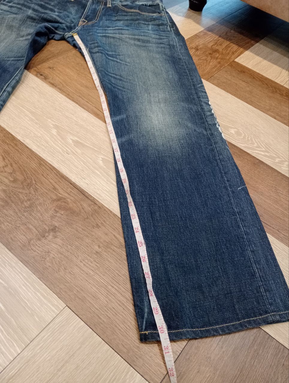 Eternal ETERNAL JAPAN DRAGON BLUE DENIM SUKAJAN PANTS Size US 34 / EU 50 - 15 Thumbnail