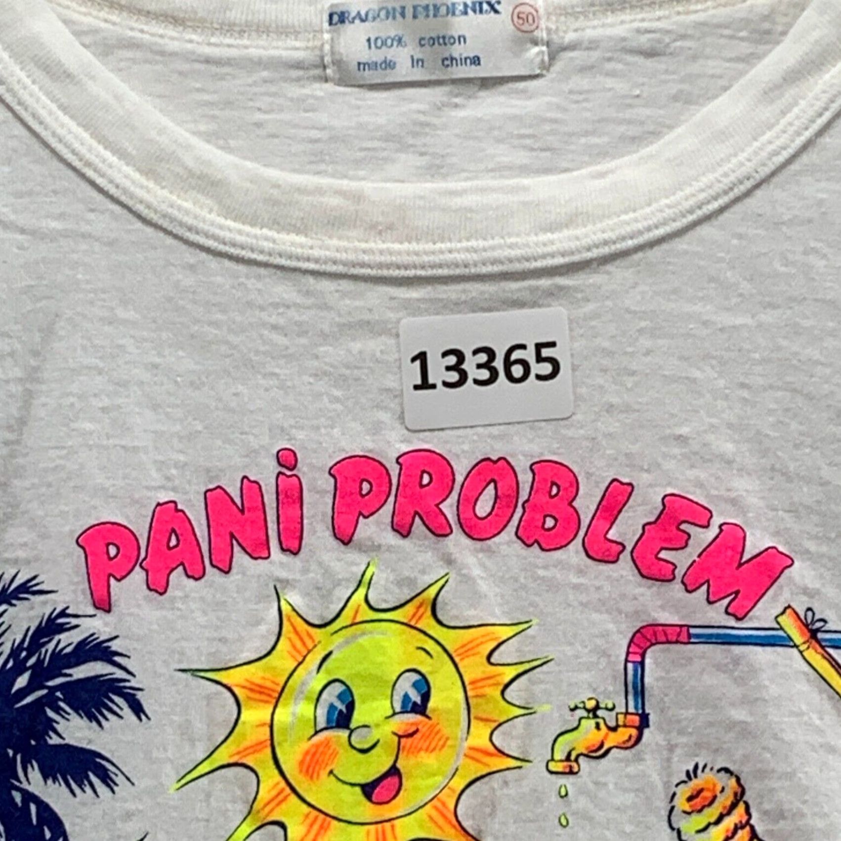 Vintage VINTAGE Dragon Phoenix T-Shirt White Short Sleeve XL Relaxed Unisex Adults 80s 90s Pani Problem Relax Martinique Shirt Mens Size US 33 - 5 Thumbnail