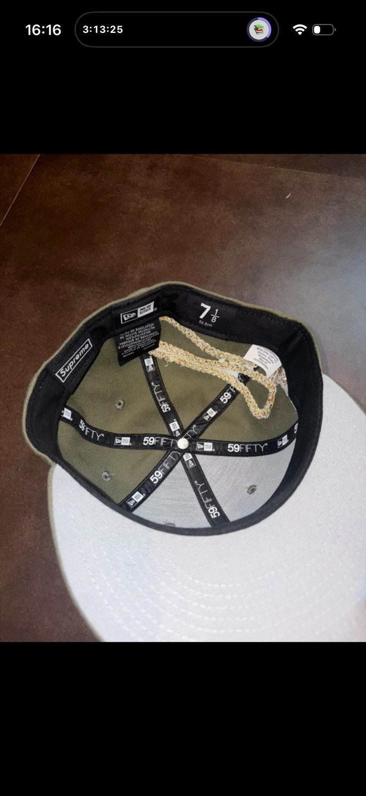 Supreme Supreme Jesus Piece S Logo Fitted Cap Size 28 - 3 Thumbnail