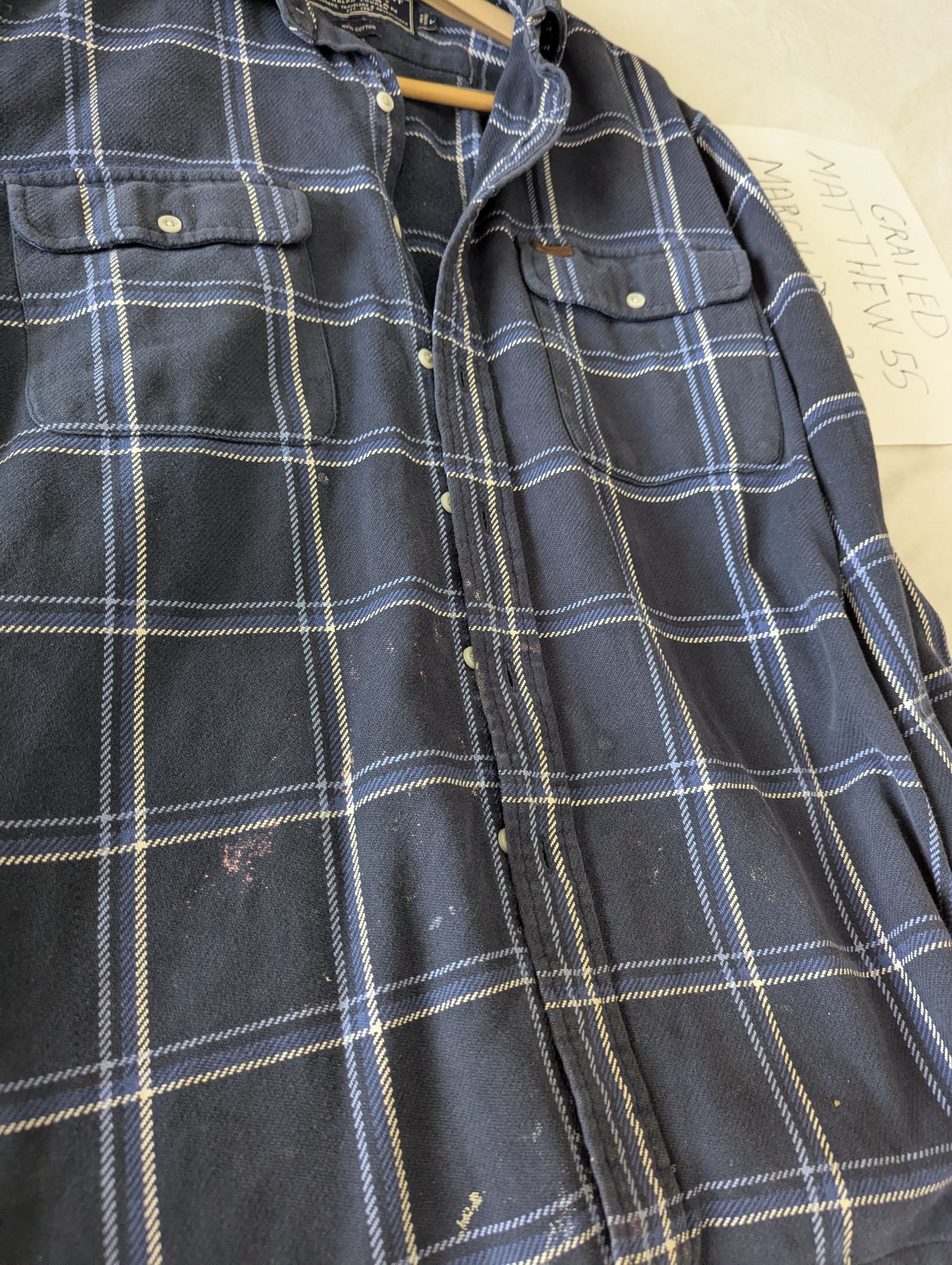 Polo Ralph Lauren Polo Sport, cotton flannel shirt Size US L / EU 52-54 / 3 - 2 Thumbnail