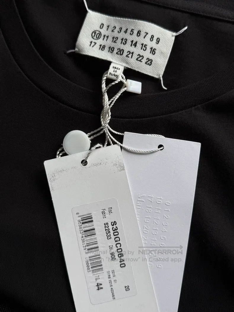 Maison Margiela Maison Margiela Black basic T-shirt Size US S / EU 44-46 / 1 - 4 Thumbnail