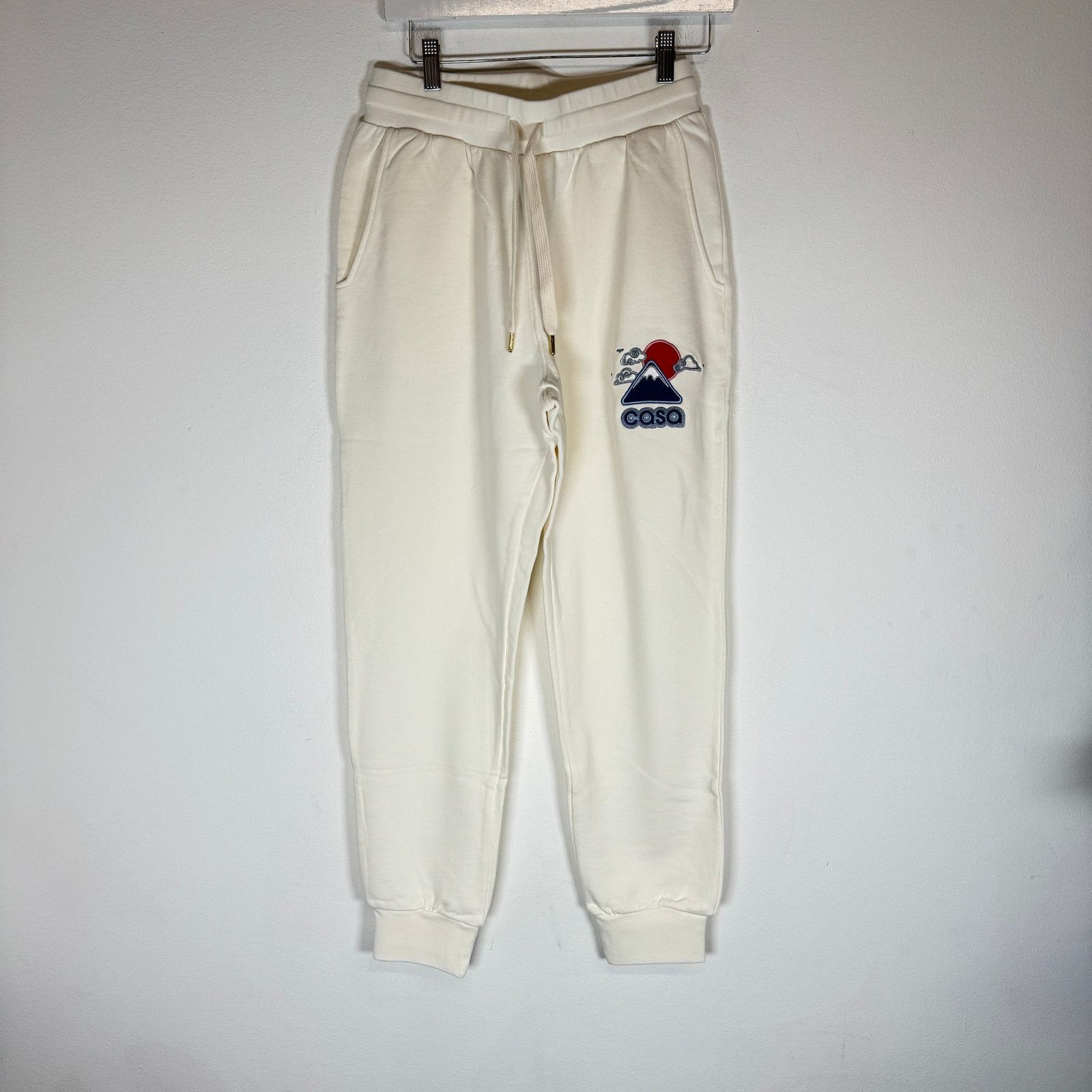 Casablanca Casablanca Cream Soleil Levant Joggers Size S Size US 30 / EU 46 - 1 Thumbnail