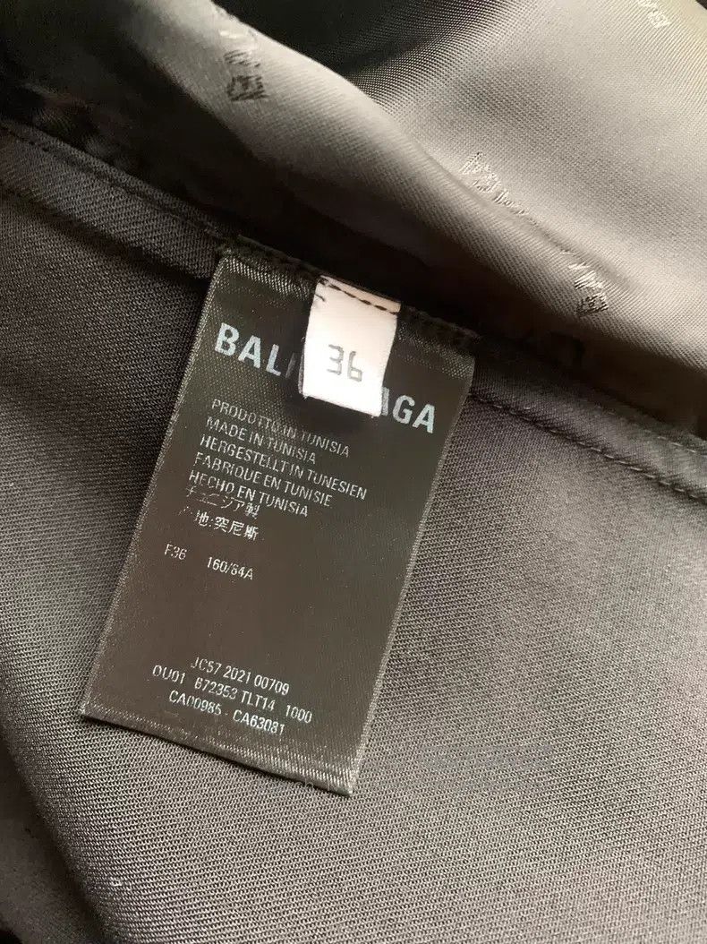 Balenciaga Balenciaga Black Wool Shirt Size XS / US 0-2 / IT 36-38 - 4 Thumbnail