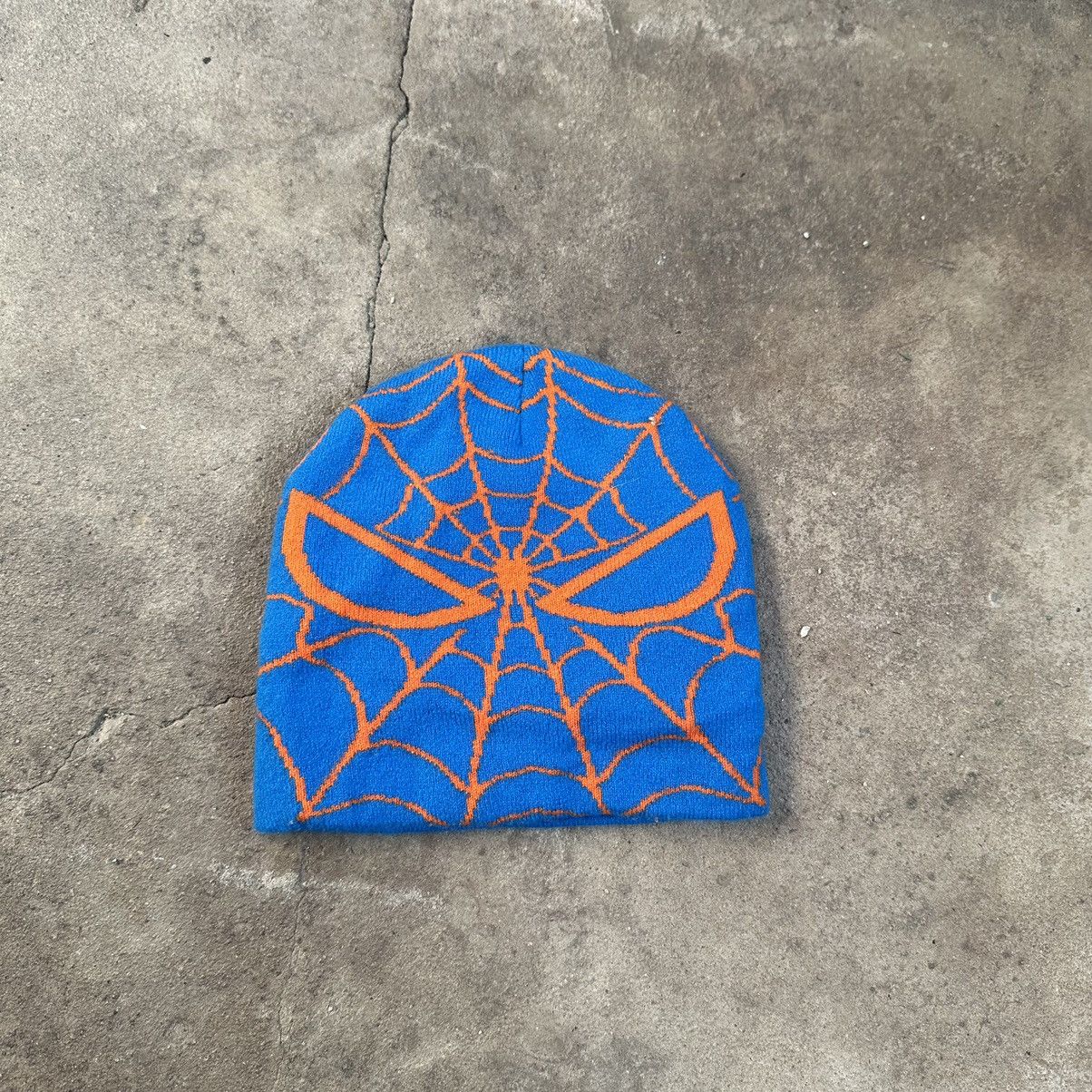 Vintage 🕷️🕸️ Spider man Web Beanie Hat y2k 🕸 Size ONE SIZE - 1 Thumbnail