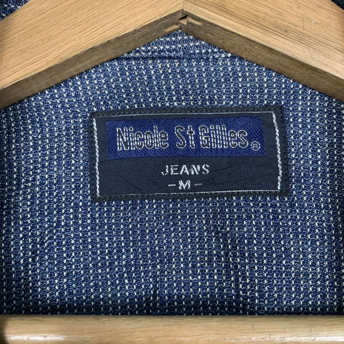 Japanese Brand Japanese Brand Nicole St Gilles Sashiko Indigo Jacket Size US M / EU 48-50 / 2 - 16 Thumbnail