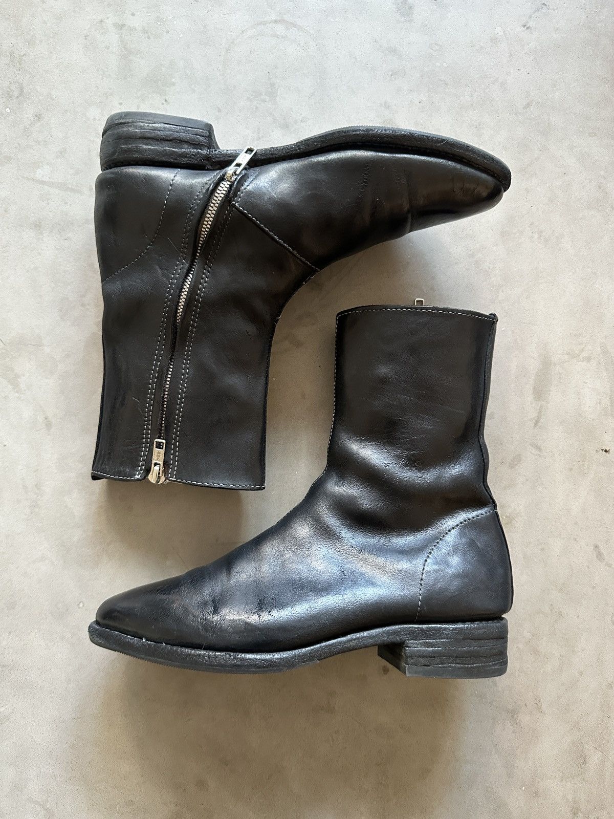 carol christian poell ボトム CAROL CHRISTIAN POELL LM/2498 CORS-PTC HORSE LEATHER BLACK
