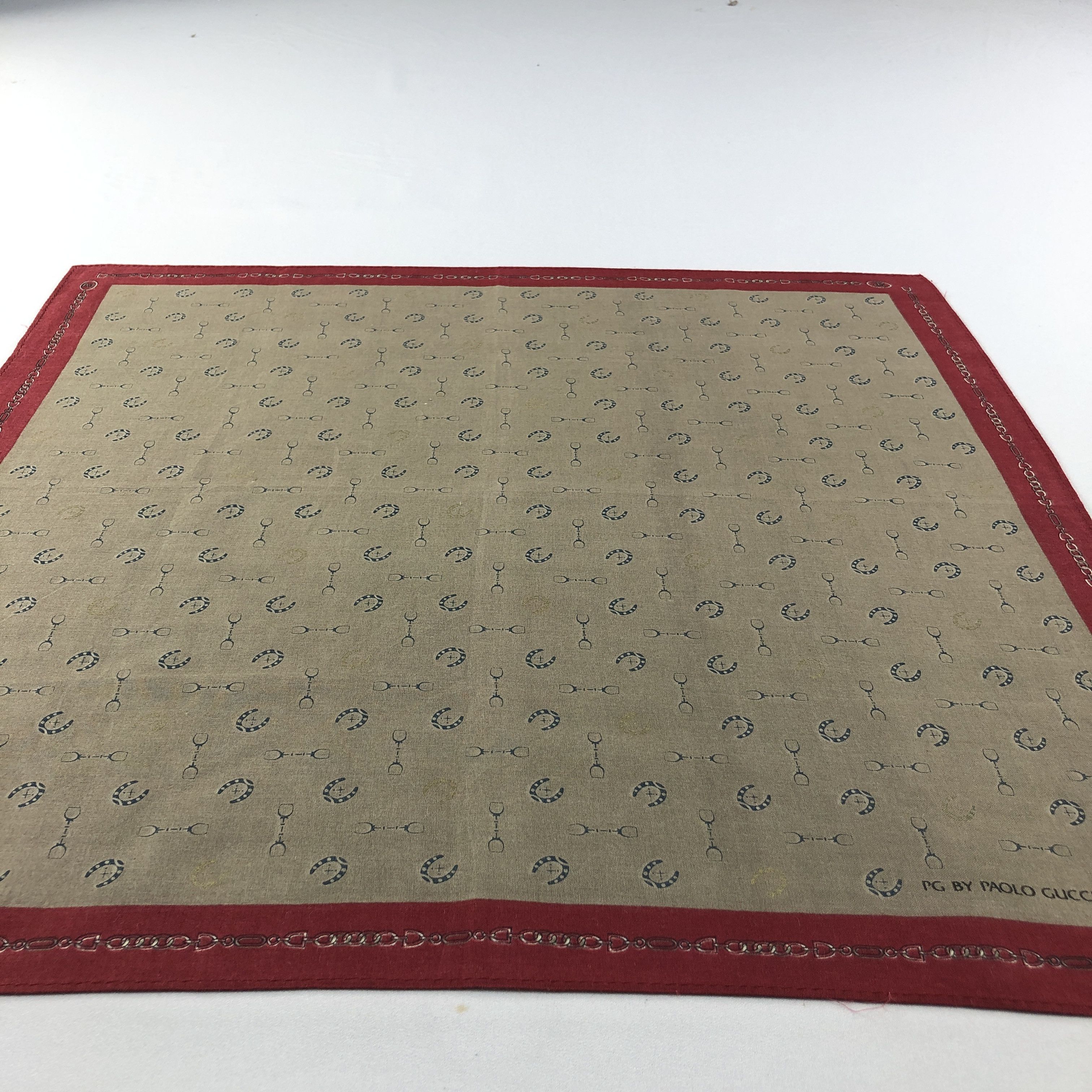 Paolo Gucci PG by Paolo Gucci Handkerchief Neckerchief Bandana H3099 Size ONE SIZE - 4 Thumbnail