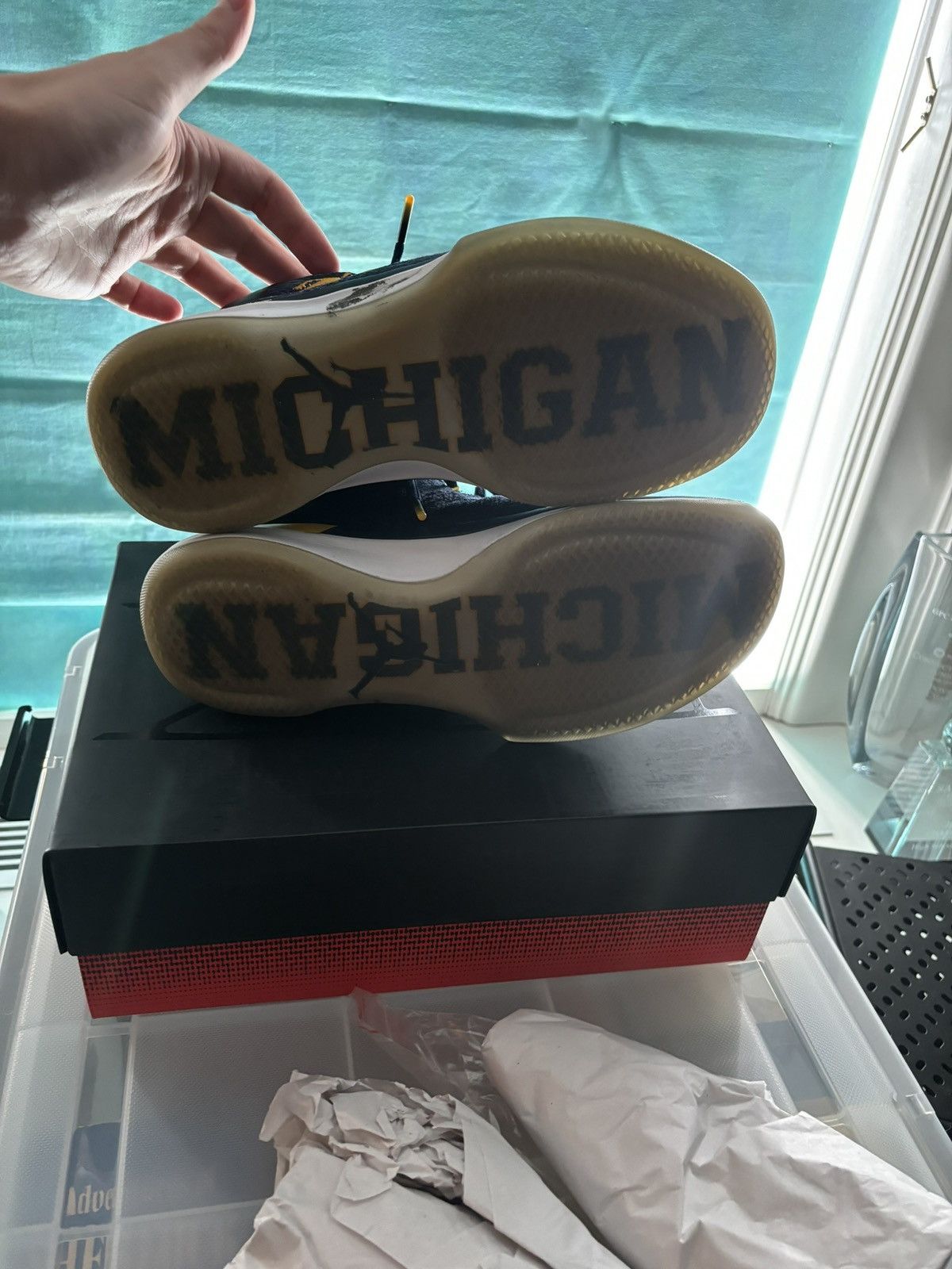 Jordan Brand Jordan xxxi MICHIGAN WOLVERINES! Size US 10.5 / EU 43-44 - 5 Thumbnail
