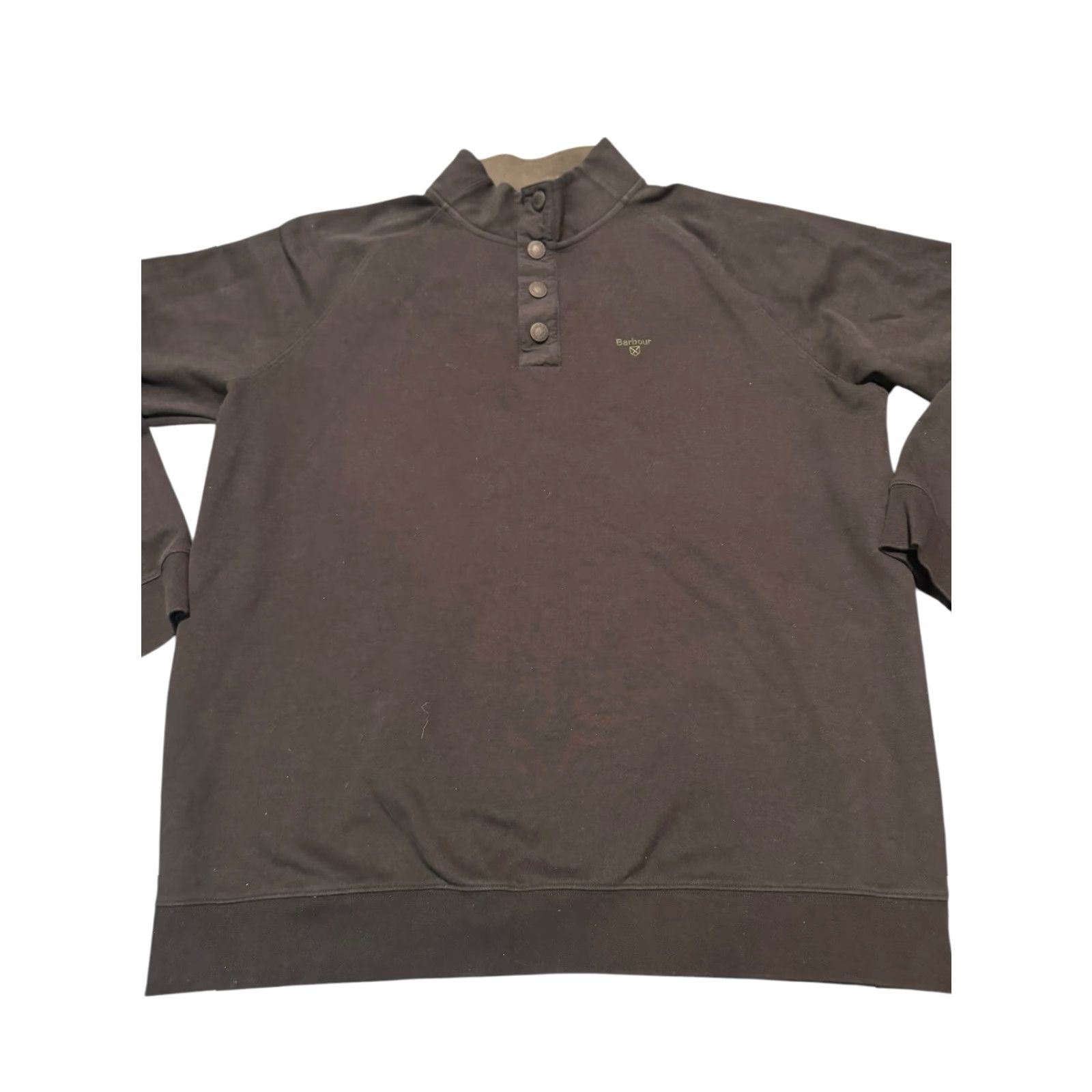 Barbour BARBOUR Men's Black 1/4 Snap Pullover Sweatshirt Size XXL Size US XXL / EU 58 / 5 - 2 Thumbnail
