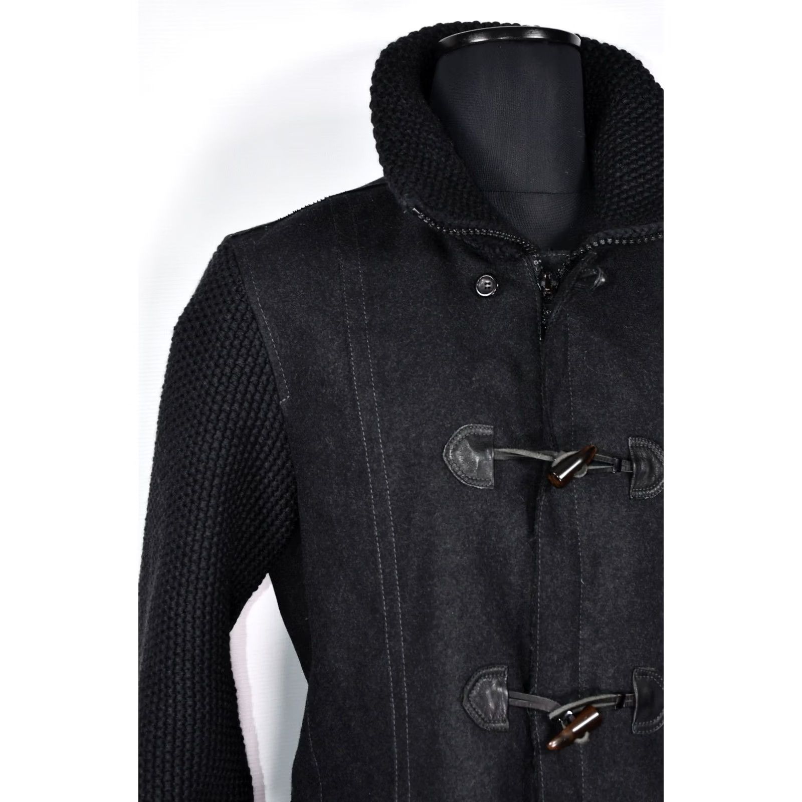 Pal Zileri Pal Zileri Lab Wool Jacket 52 Men Black Zip Casual Vintage No Size US L / EU 52-54 / 3 - 7 Thumbnail