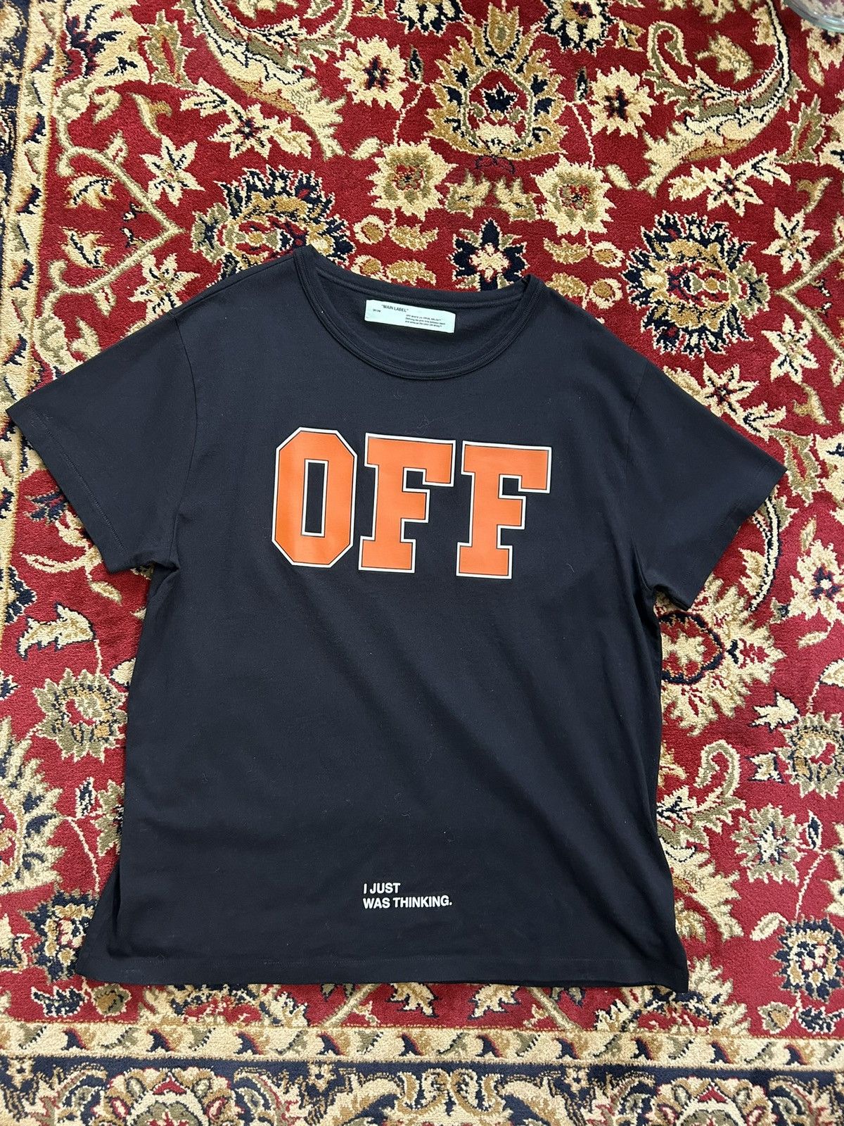 Off-White Off-White I Was Just Thinking Tee Size US M / EU 48-50 / 2 - 1 Thumbnail
