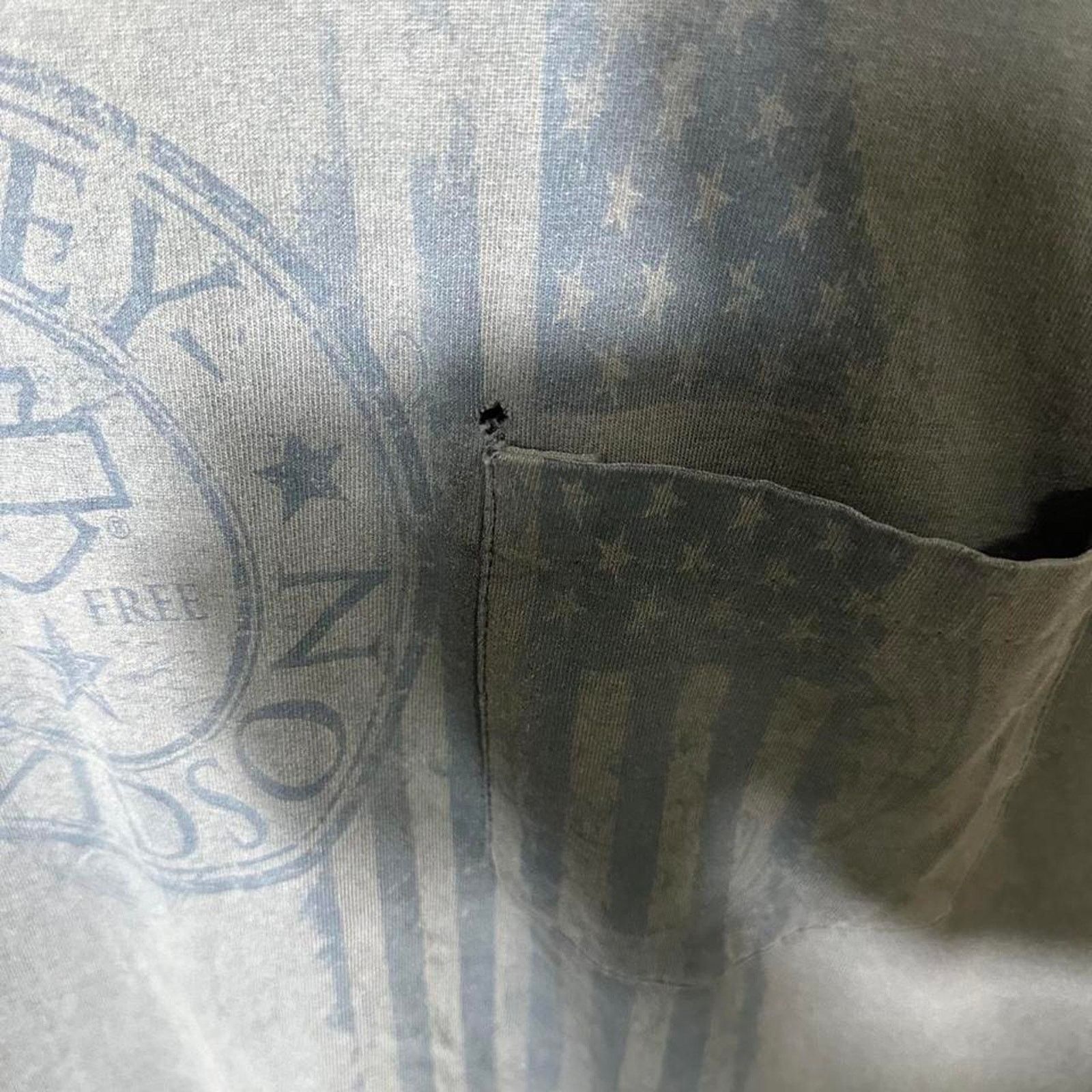 Harley Davidson Vintage Harley Davidson Single Stitch Faded Biker Tee Shirt Size US XXL / EU 58 / 5 - 5 Thumbnail