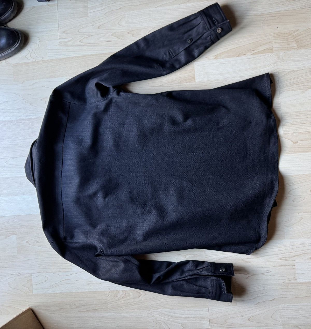 Raf Simons Raf Simons SS19 Logo Patch Denim Shirt Size US XS / EU 42 / 0 - 9 Thumbnail