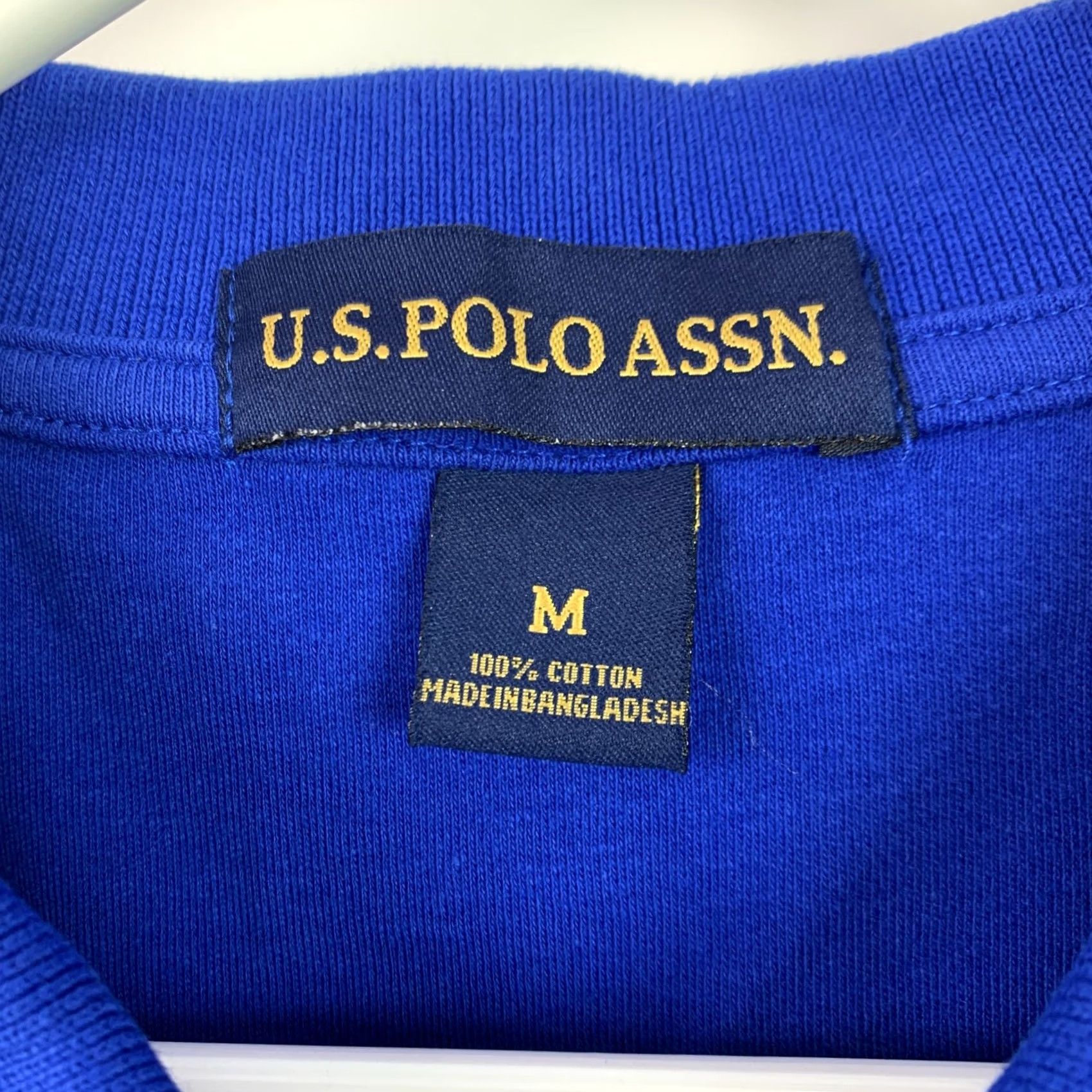 Vintage VINTAGE US Polo Assn Blue Cotton Short Sleeve Polo Shirt Mens Medium NWT Size US M / EU 48-50 / 2 - 5 Thumbnail