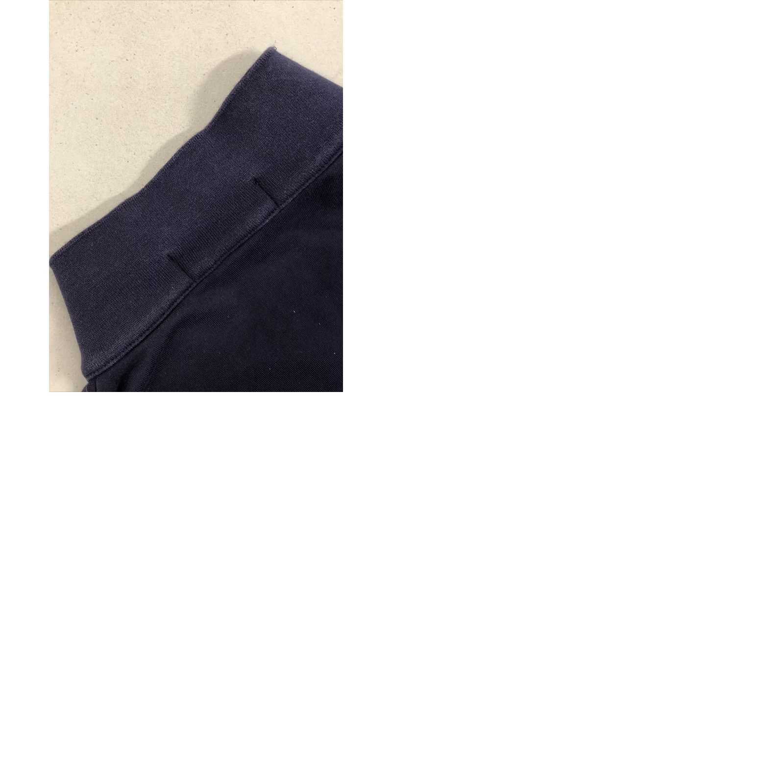 Polo Ralph Lauren Polo Ralph Lauren Pullover 1/4 Zip Mock Neck Long Sleeve Navy Blue Pima Cotton Knit with Zip Pockets Mens M Size US M / EU 48-50 / 2 - 9 Thumbnail