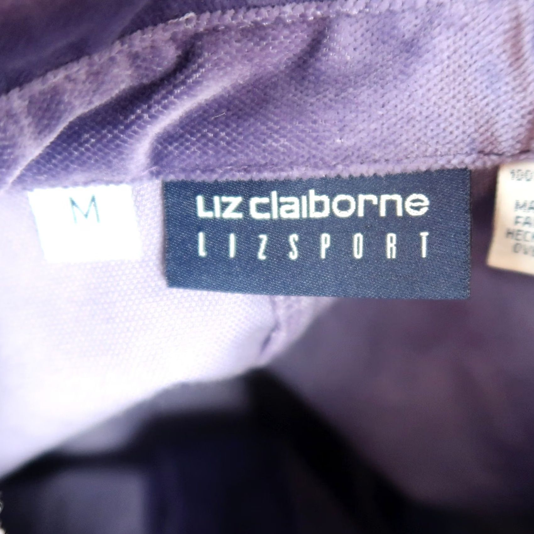 Liz Claiborne VINTAGE Liz Claiborne Shirt Dress M Purple-Blue Velvet Mini 90s Womens Size M / US 6-8 / IT 42-44 - 5 Thumbnail