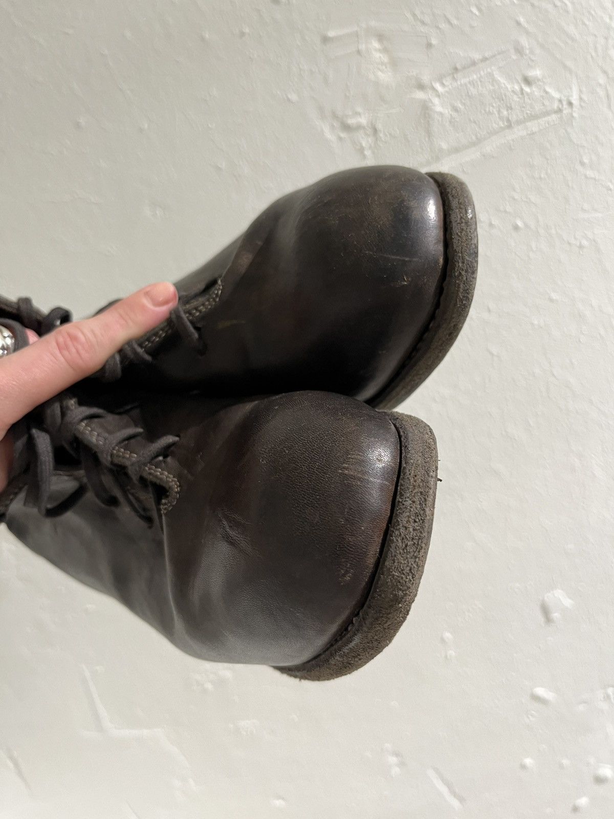 Guidi PL11L Horse Leather Lace Up Boots Size US 7.5 / IT 37.5 - 9 Thumbnail
